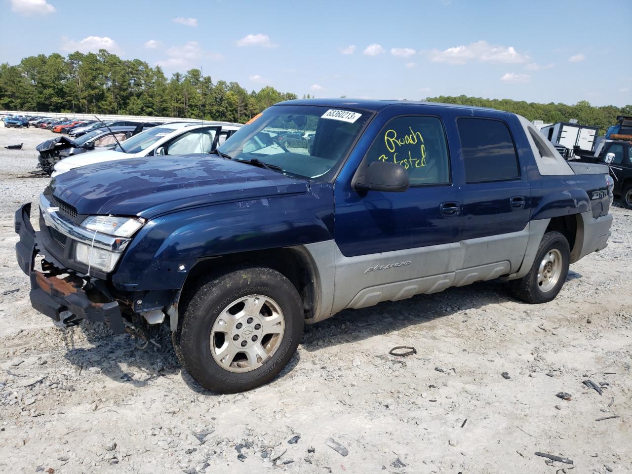 CHEVROLET AVALANCHE 2002 3gnec13tx2g160546