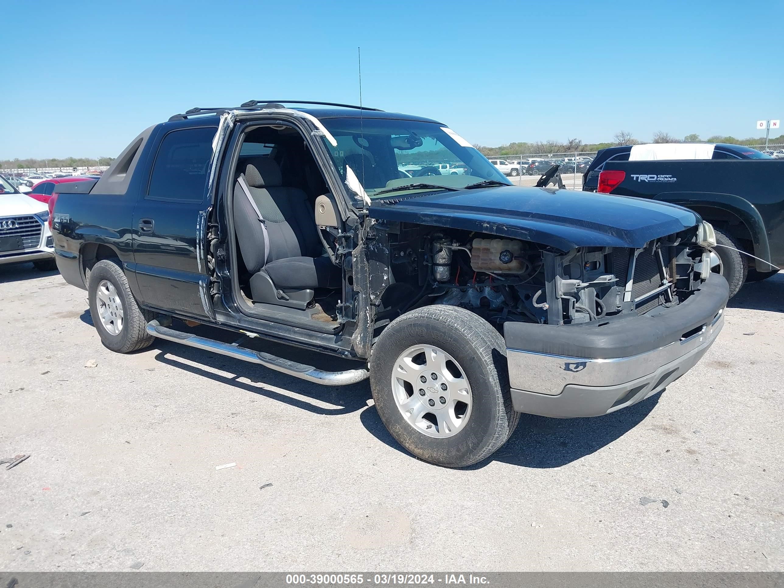 CHEVROLET AVALANCHE 2003 3gnec13tx3g257893