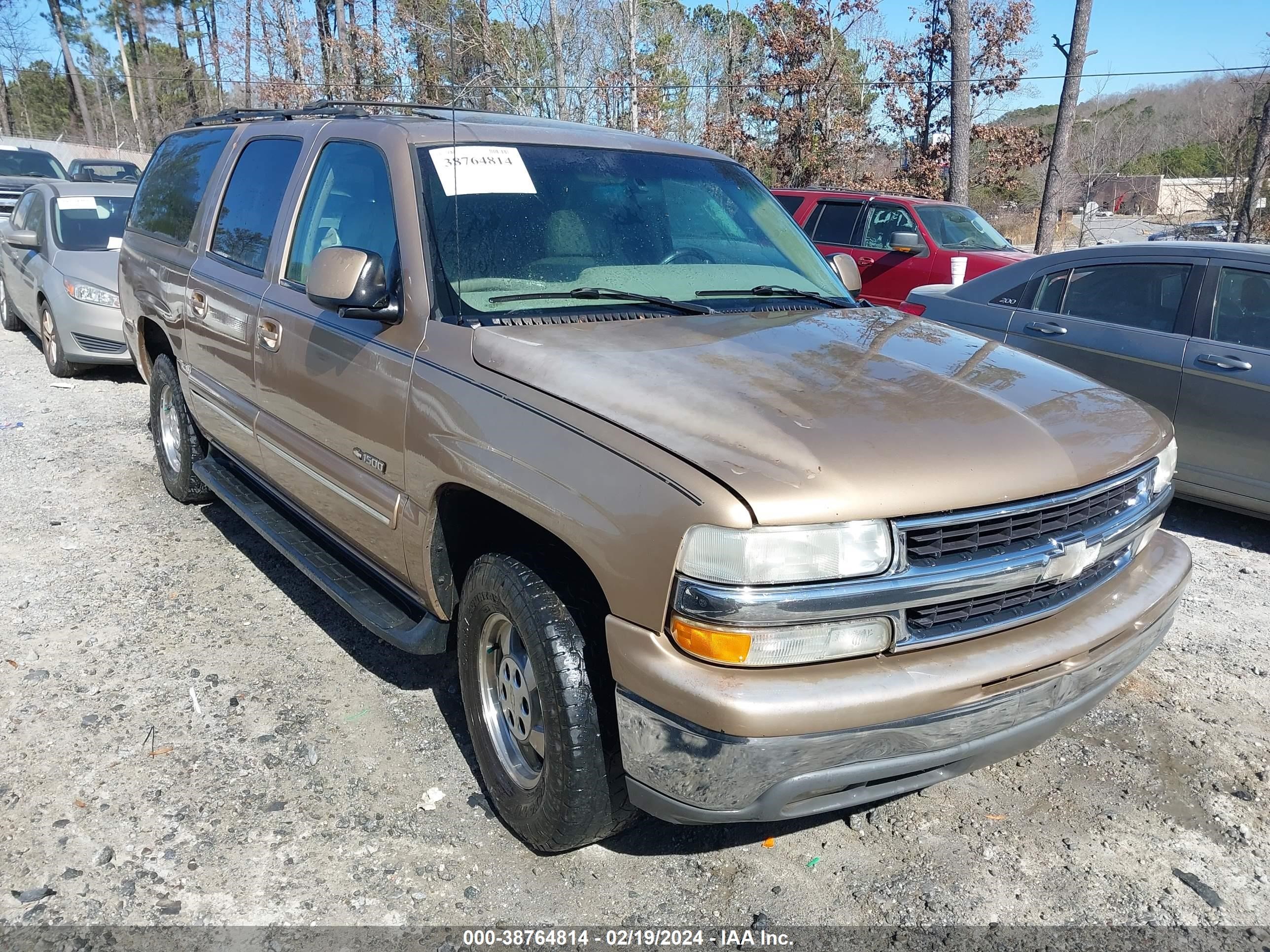 CHEVROLET SUBURBAN 2001 3gnec16t21g127681