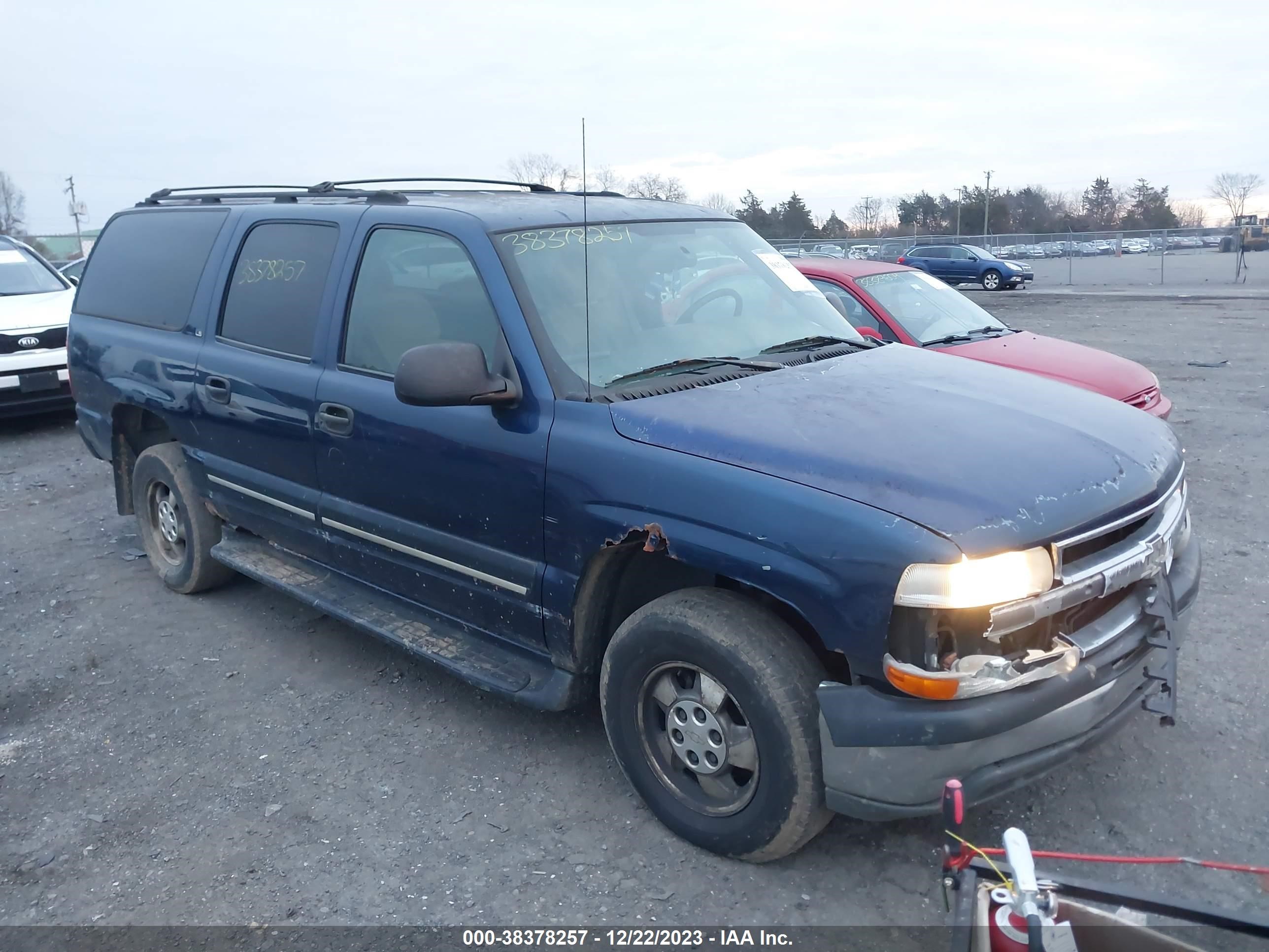 CHEVROLET SUBURBAN 2001 3gnec16t71g157260