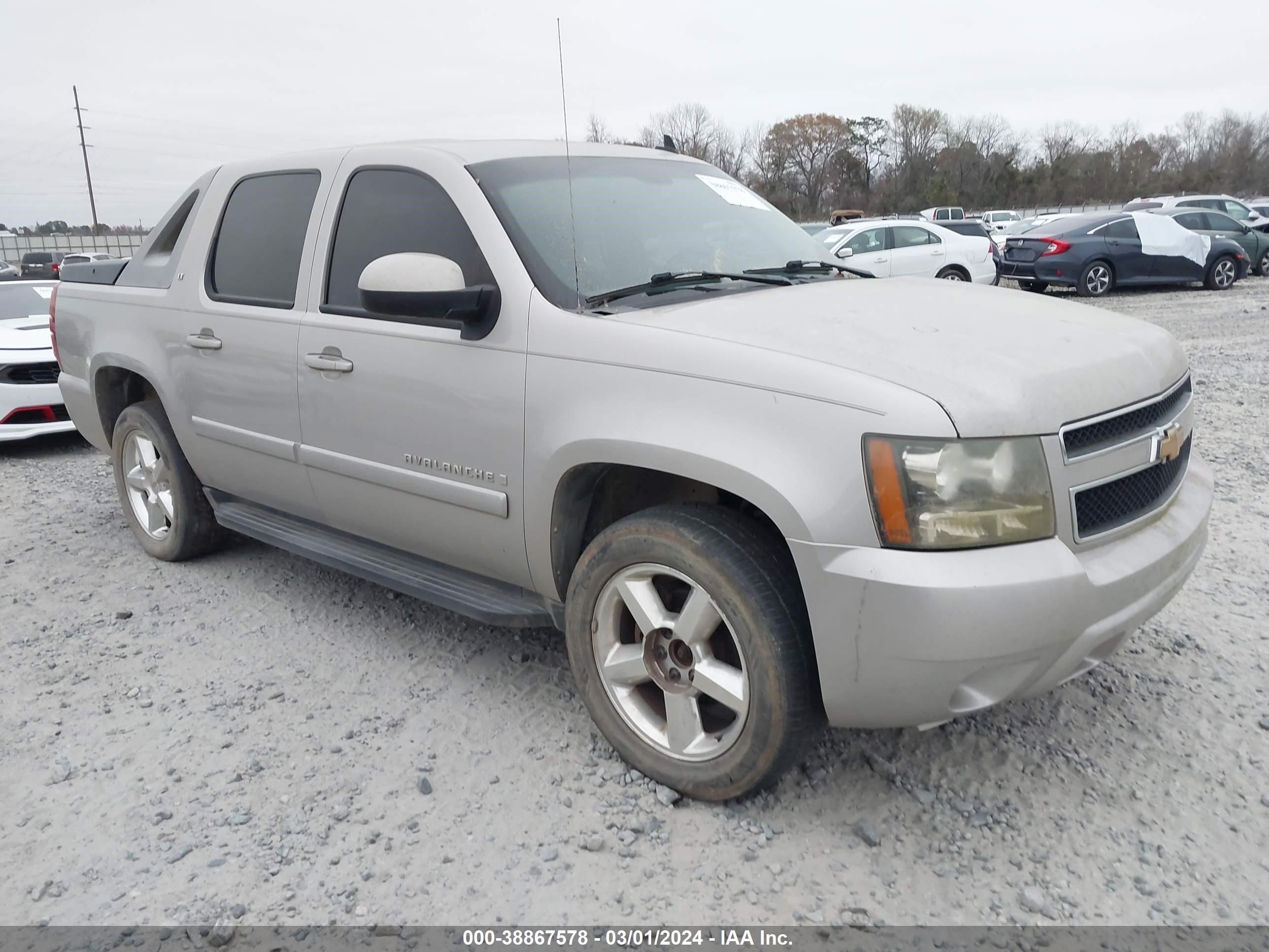 CHEVROLET AVALANCHE 2007 3gnek123x7g106613