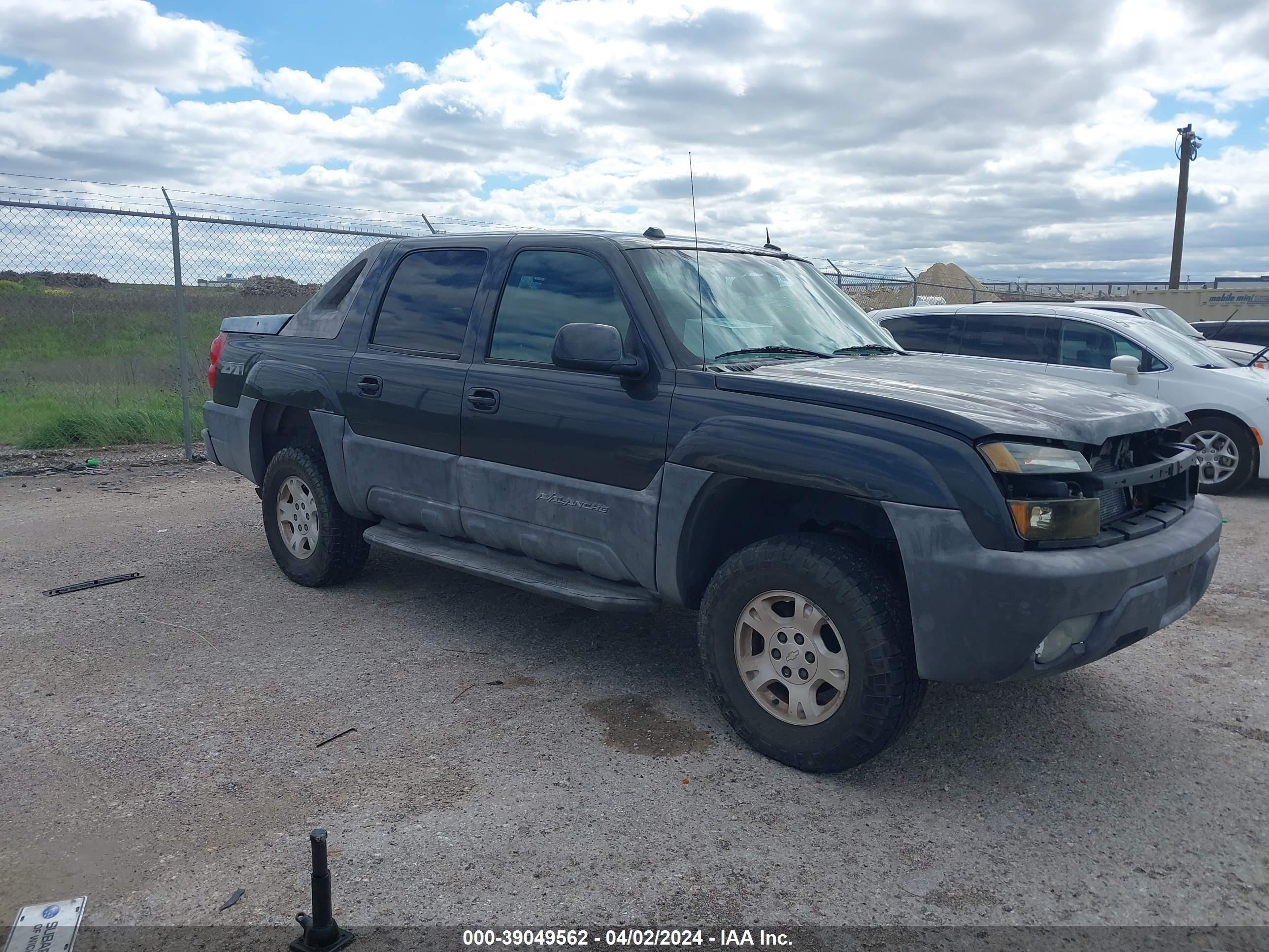 CHEVROLET AVALANCHE 2004 3gnek12t14g259442