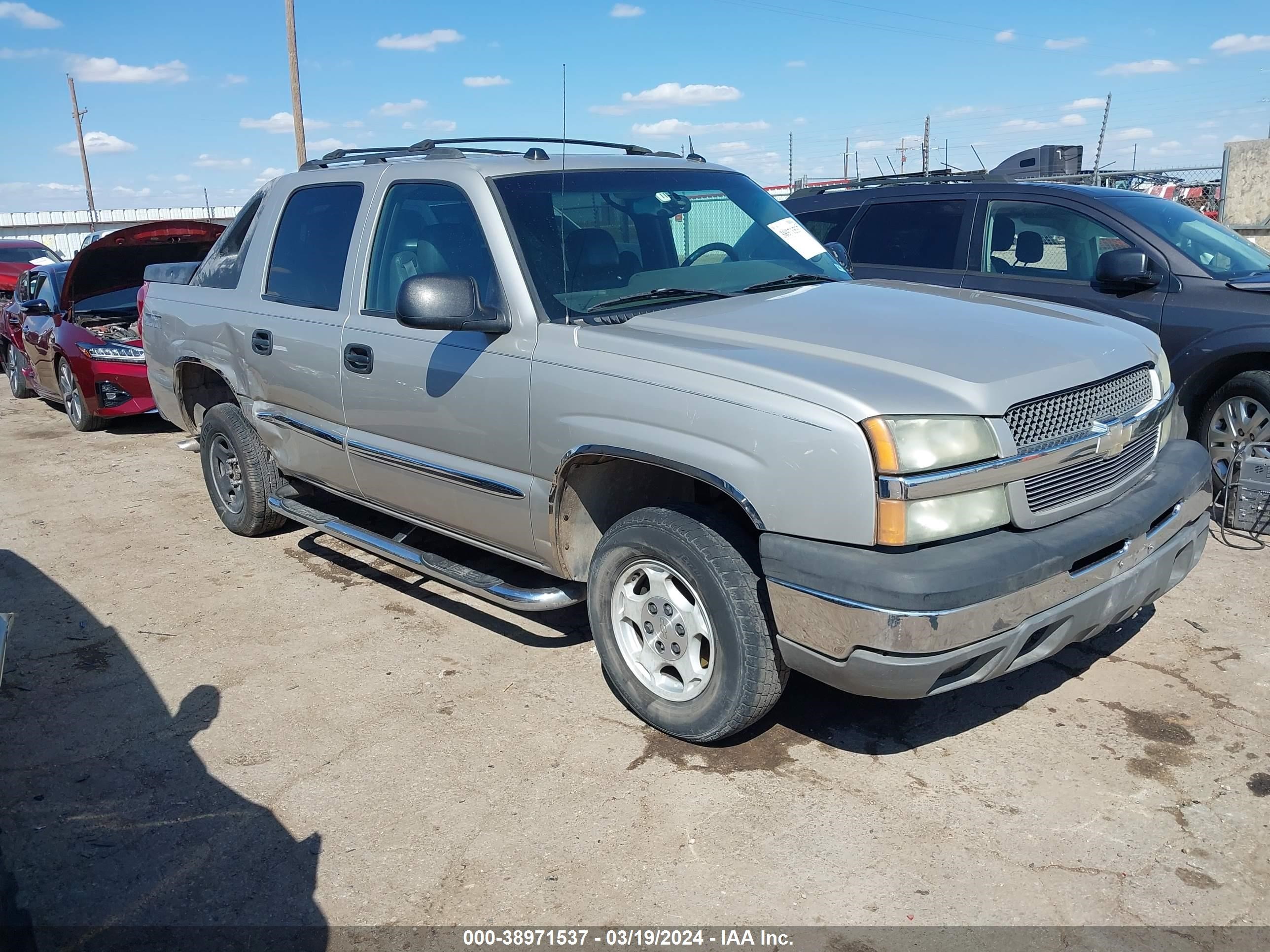 CHEVROLET AVALANCHE 2004 3gnek12t24g312326