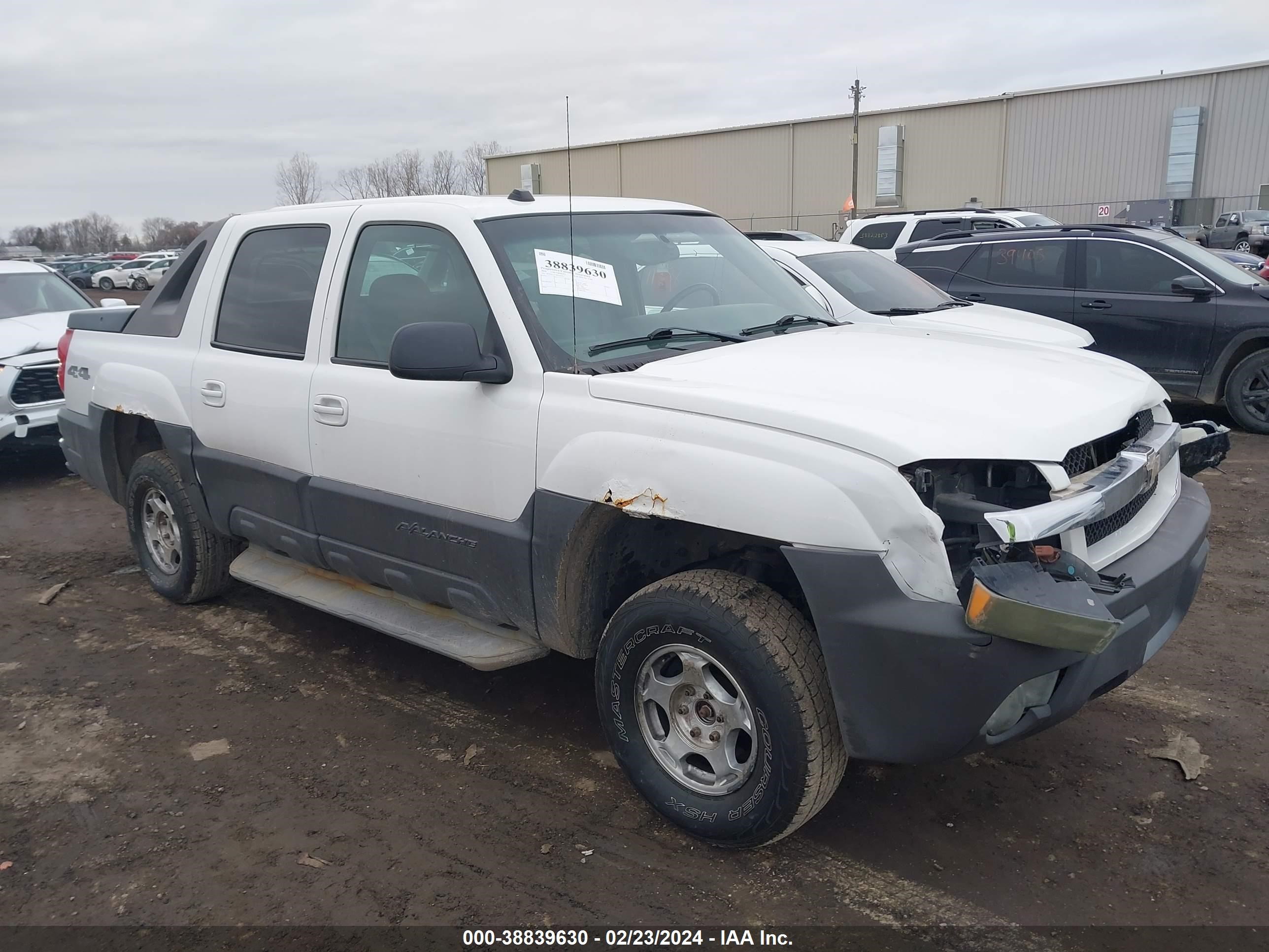 CHEVROLET AVALANCHE 2004 3gnek12t34g105993