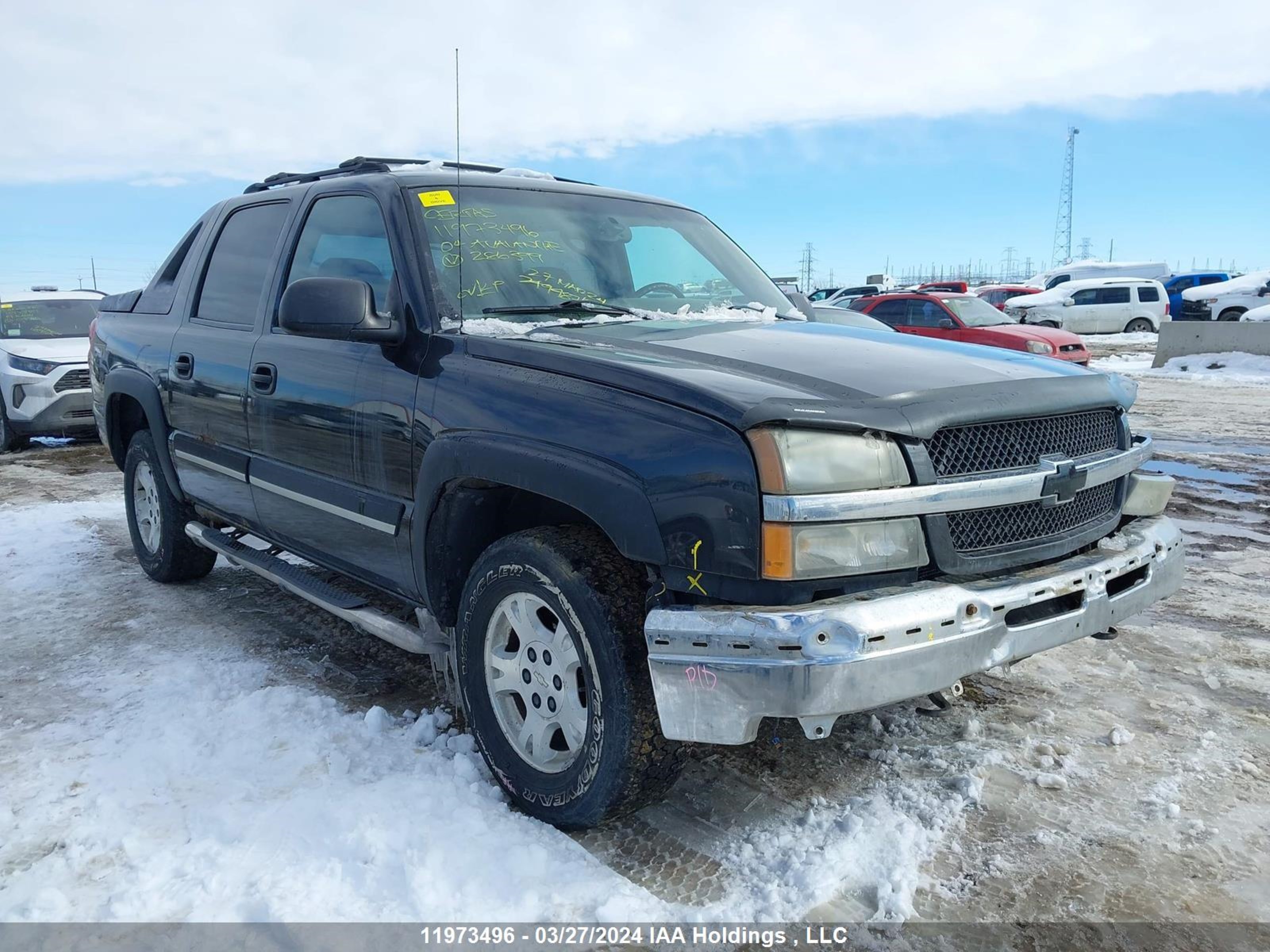 CHEVROLET AVALANCHE 2004 3gnek12t74g286399