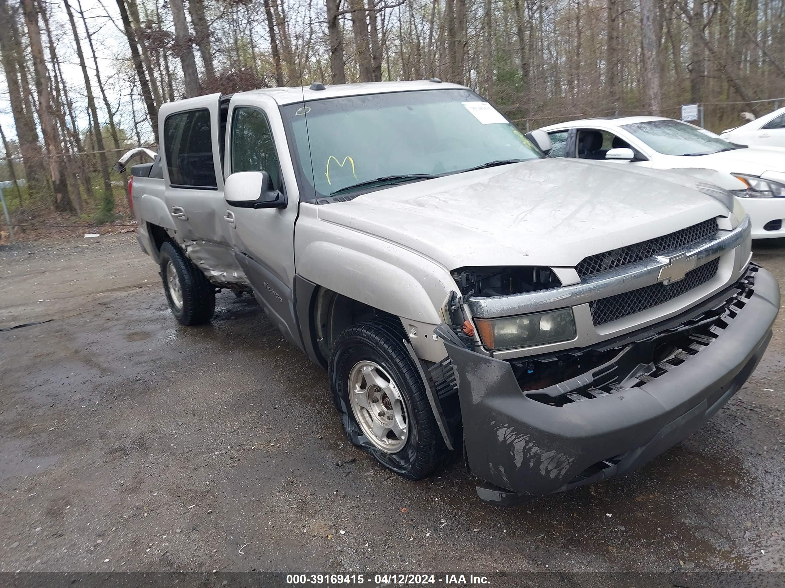 CHEVROLET AVALANCHE 2004 3gnek12t94g226429