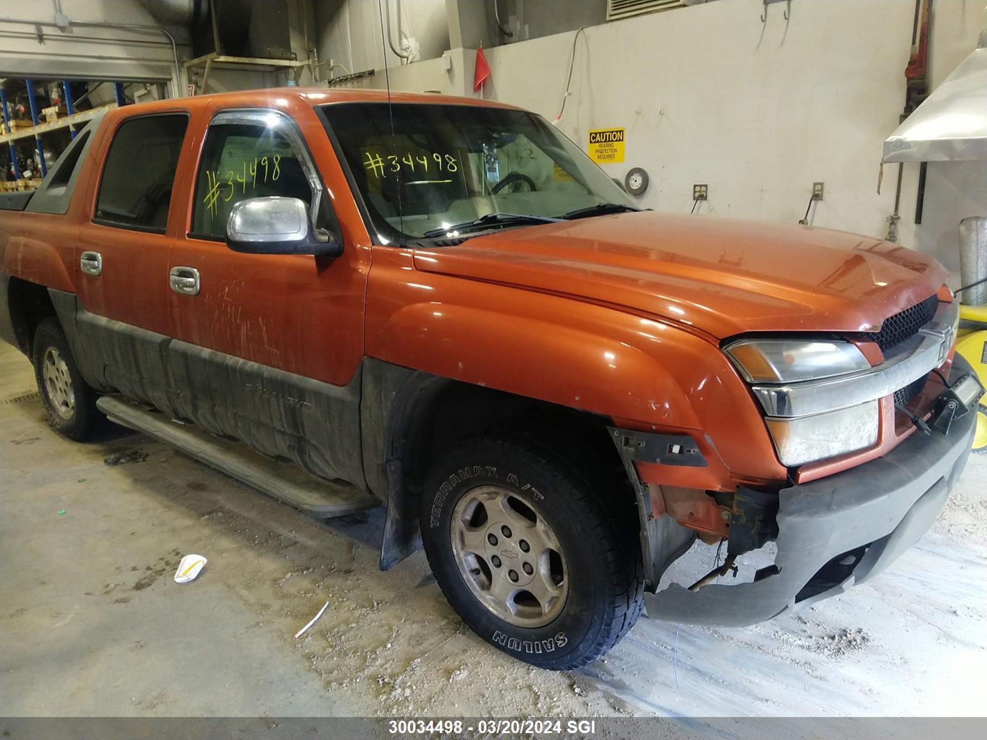 CHEVROLET AVALANCHE 2004 3gnek12tx4g316527