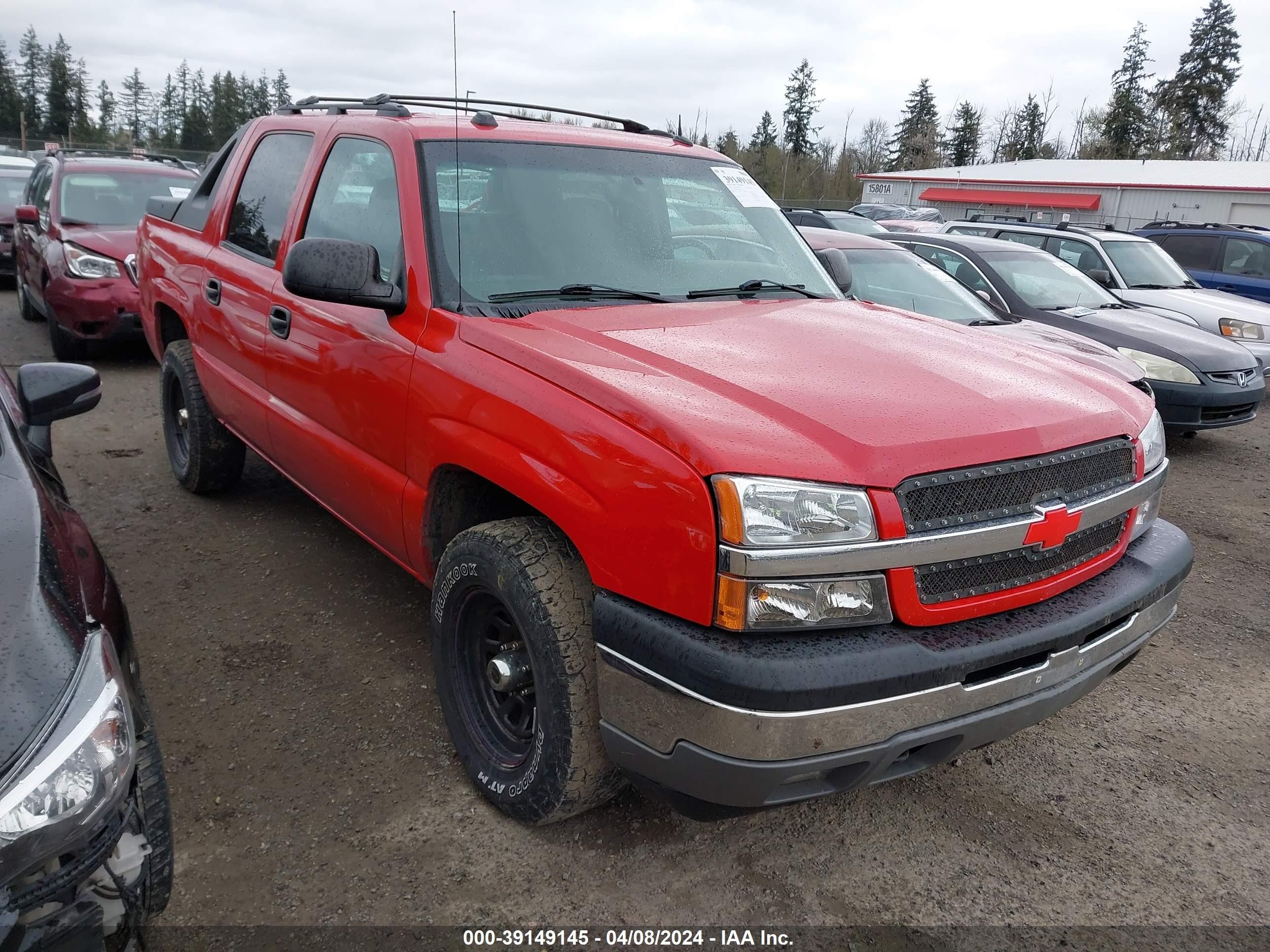 CHEVROLET AVALANCHE 2005 3gnek12z95g293683