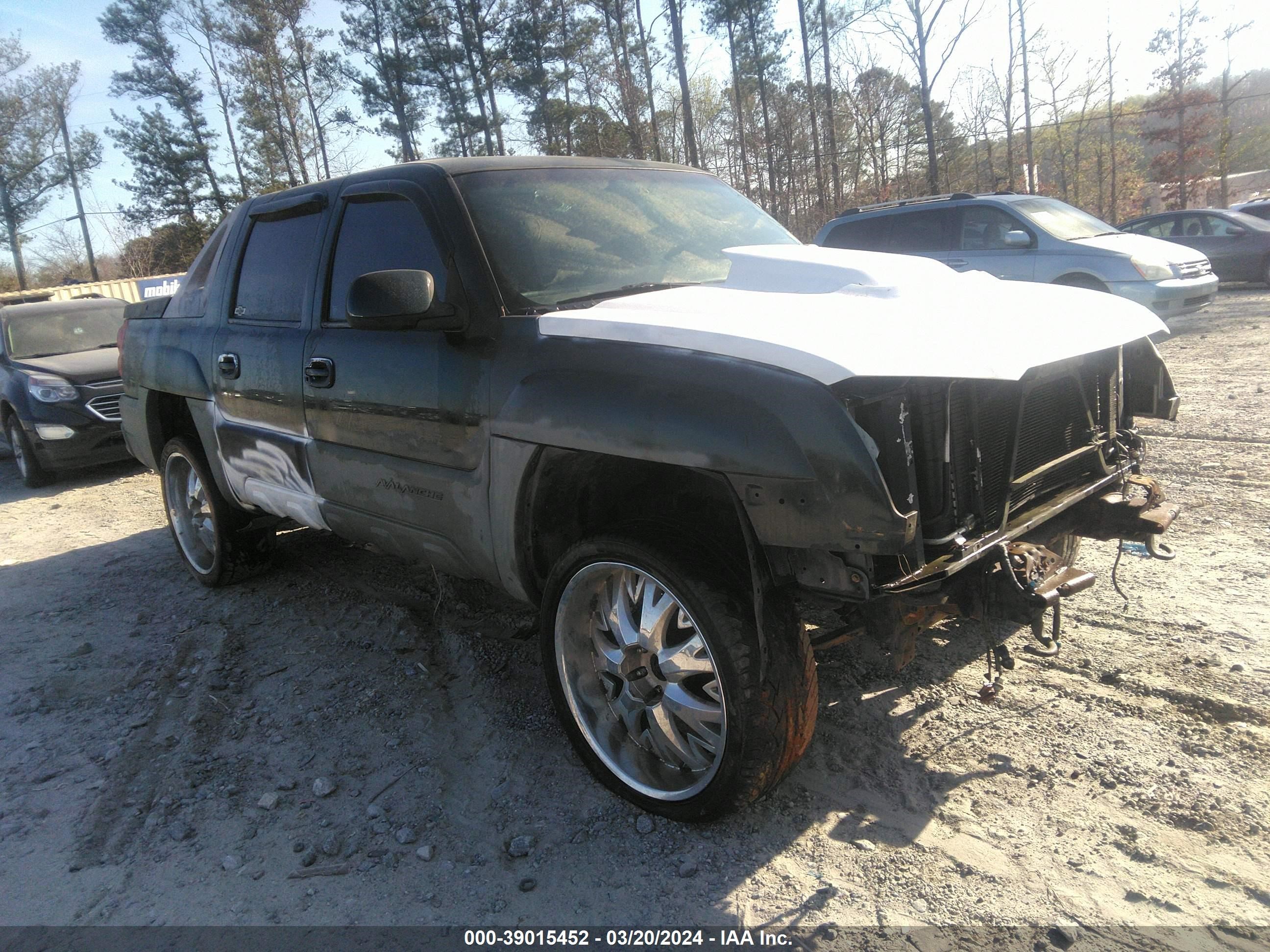 CHEVROLET AVALANCHE 2003 3gnek13t03g178302