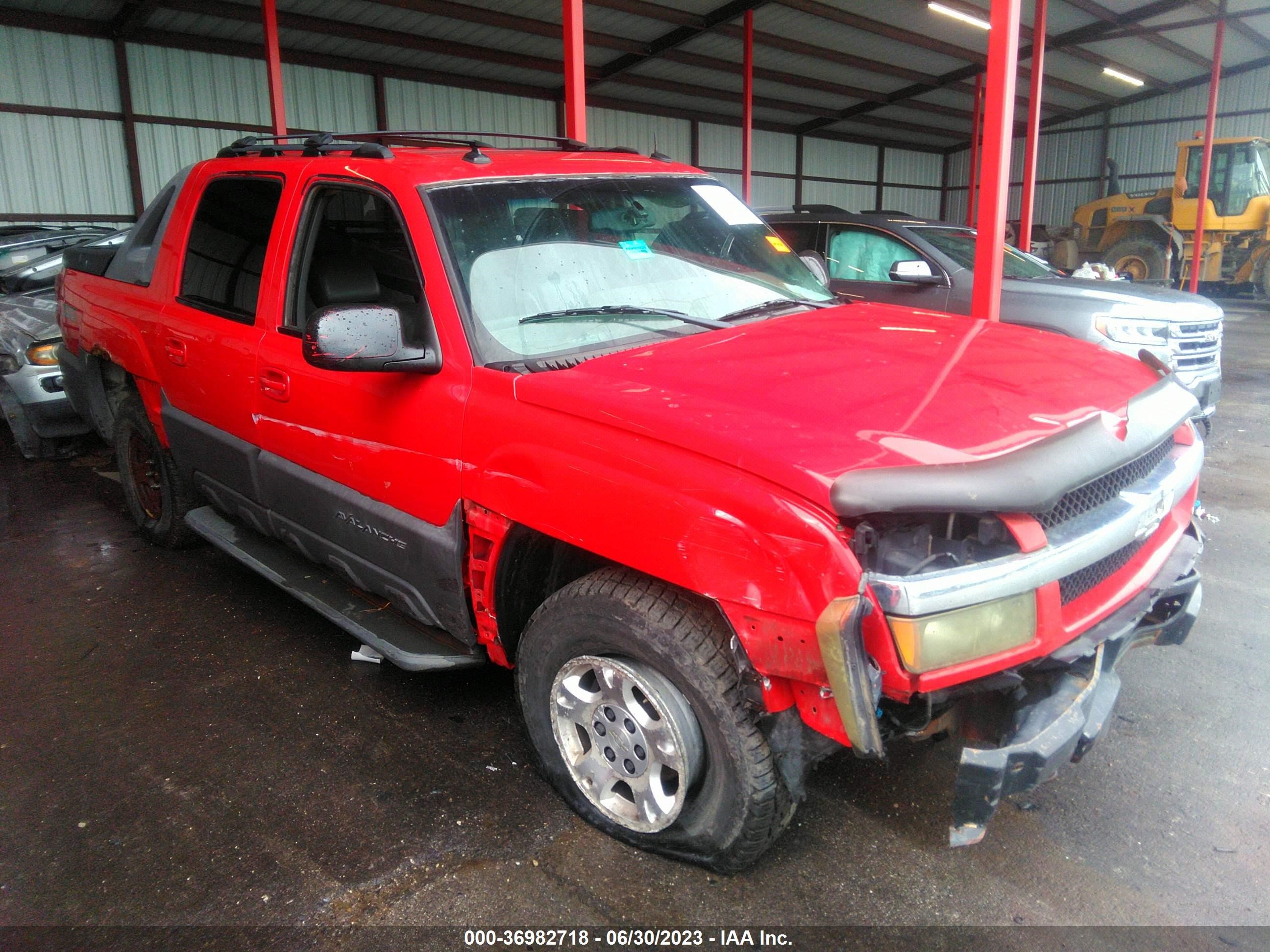 CHEVROLET AVALANCHE 2003 3gnek13t03g208866