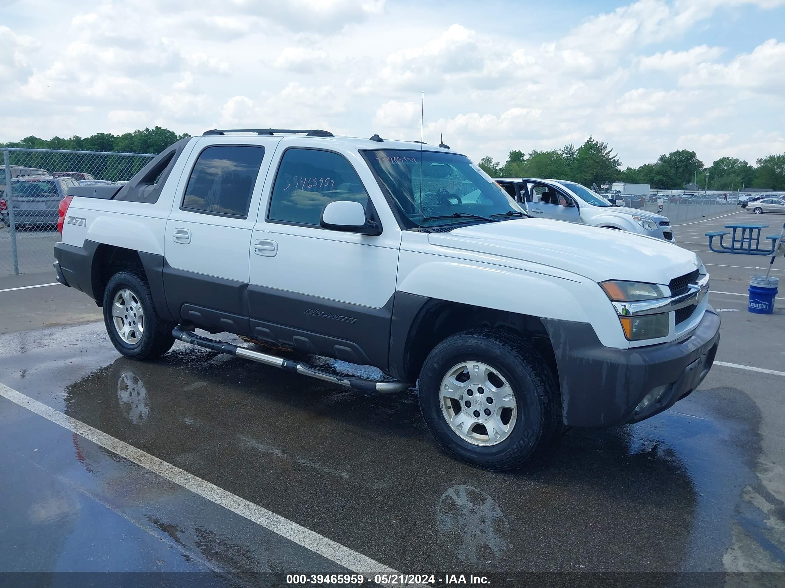 CHEVROLET AVALANCHE 2003 3gnek13t03g230446