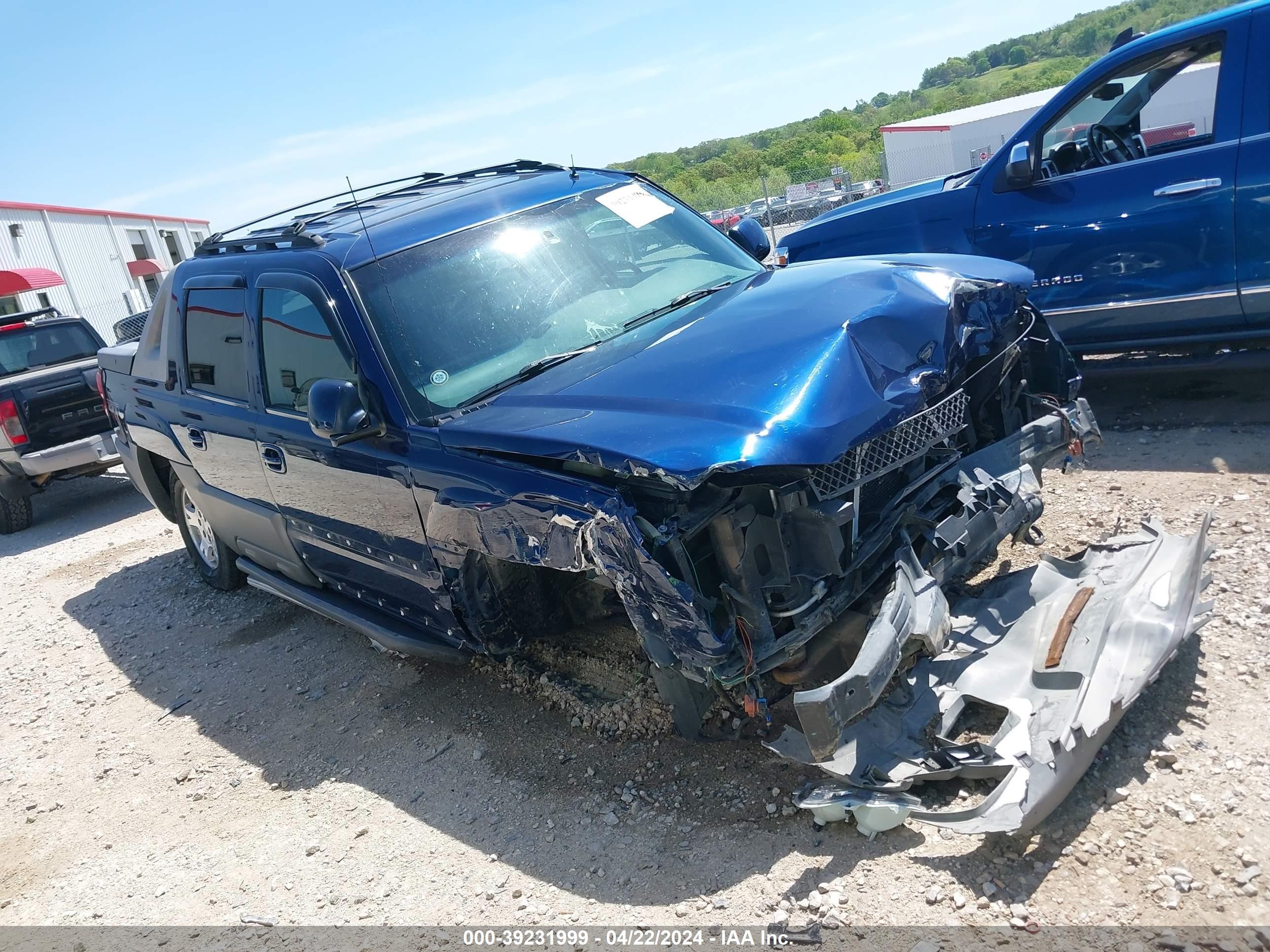 CHEVROLET AVALANCHE 2002 3gnek13t12g131360