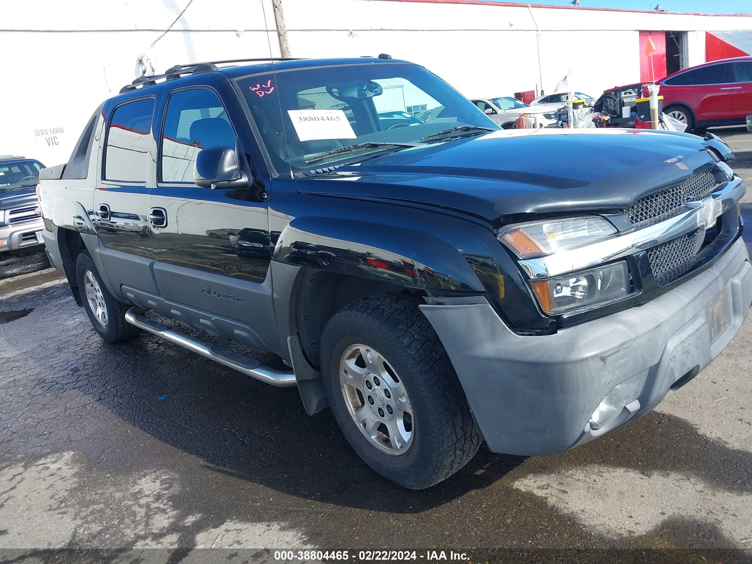 CHEVROLET AVALANCHE 2003 3gnek13t13g120778