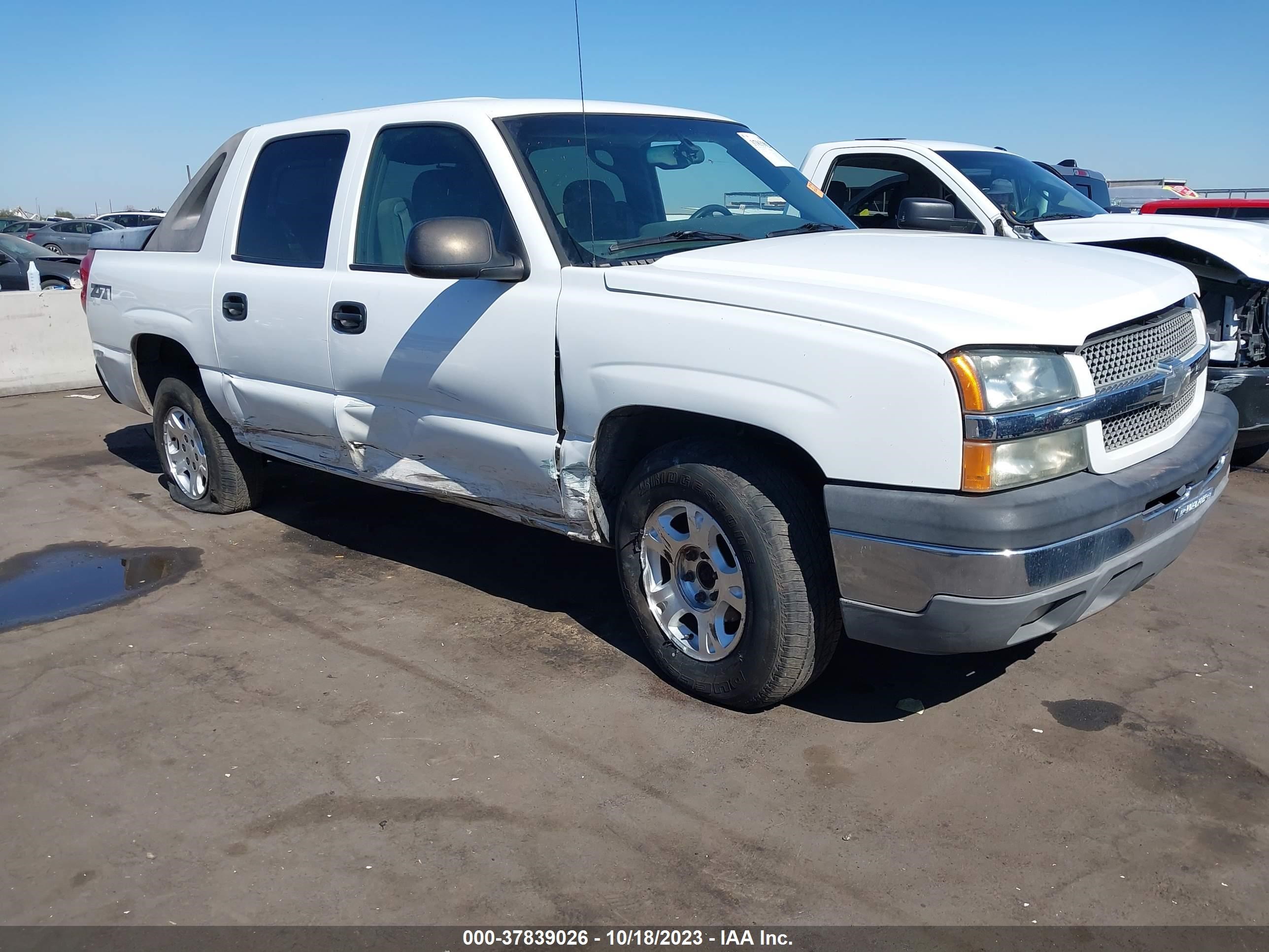 CHEVROLET AVALANCHE 2003 3gnek13t13g302982