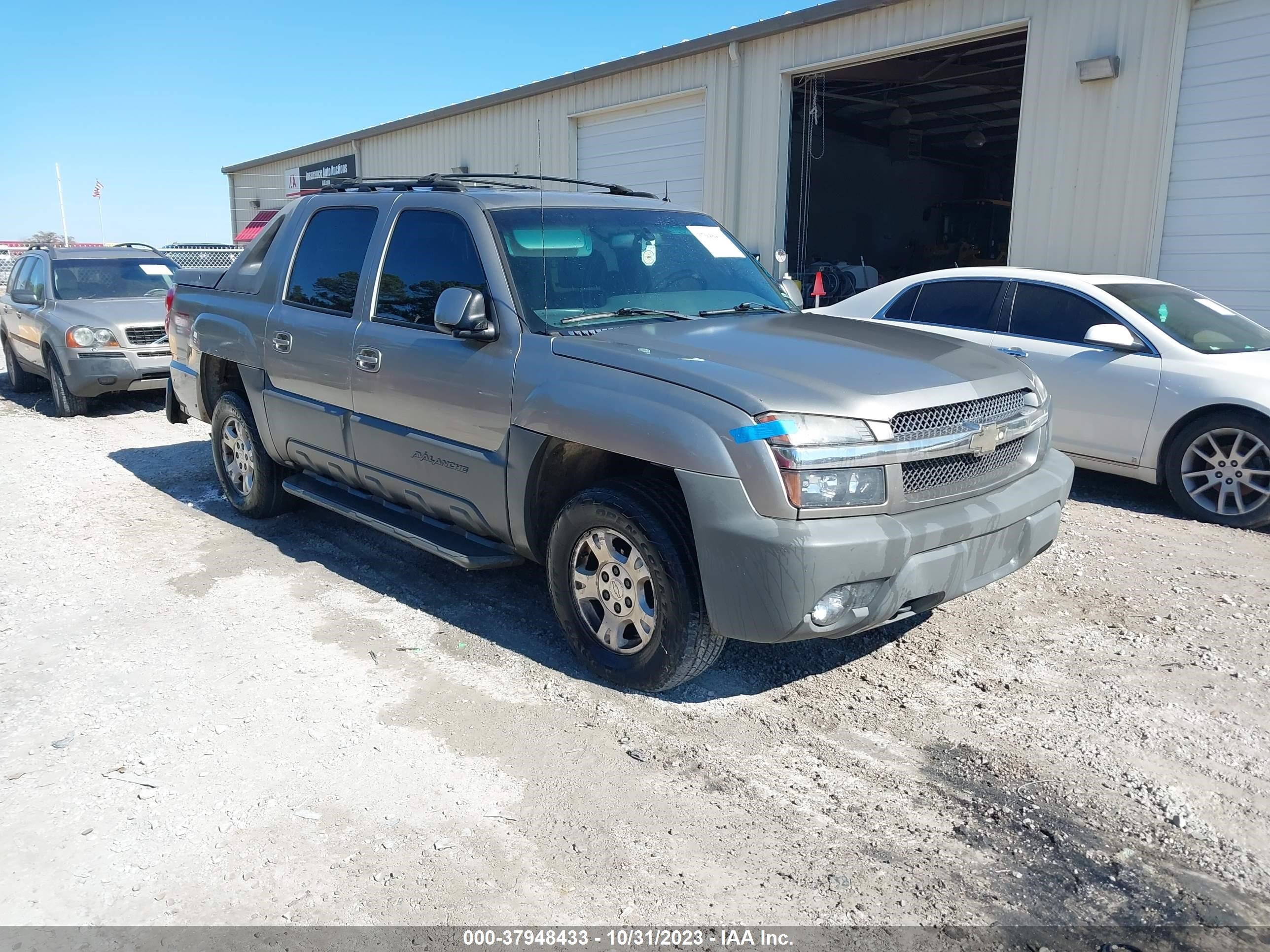 CHEVROLET AVALANCHE 2002 3gnek13t22g139368