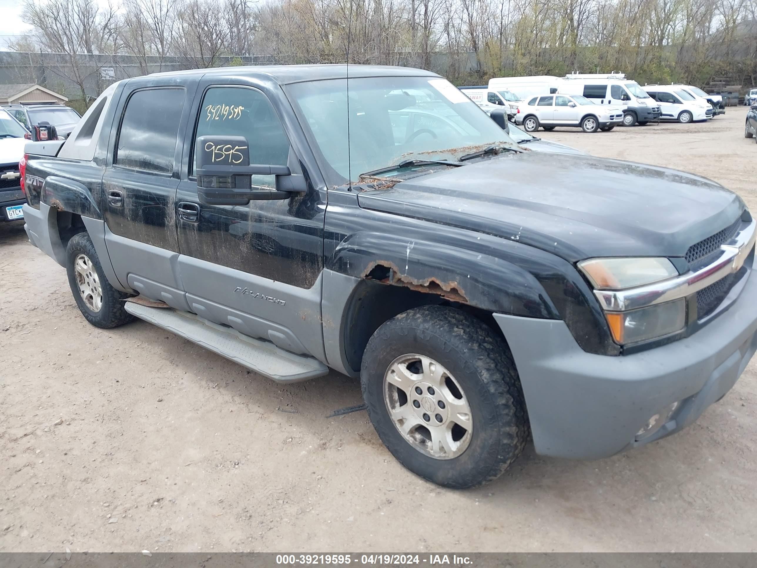 CHEVROLET AVALANCHE 2002 3gnek13t22g344477