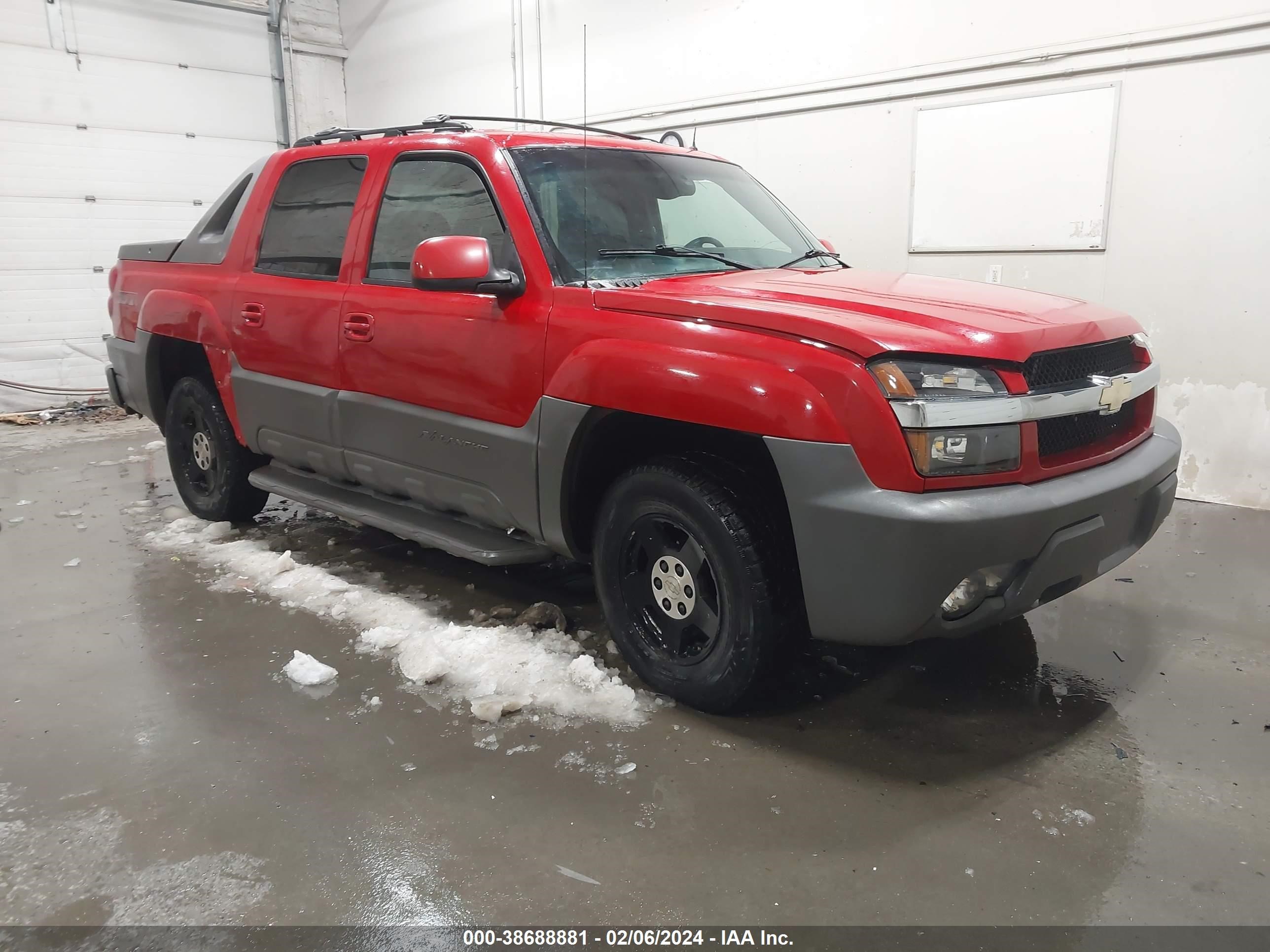 CHEVROLET AVALANCHE 2002 3gnek13t32g107660