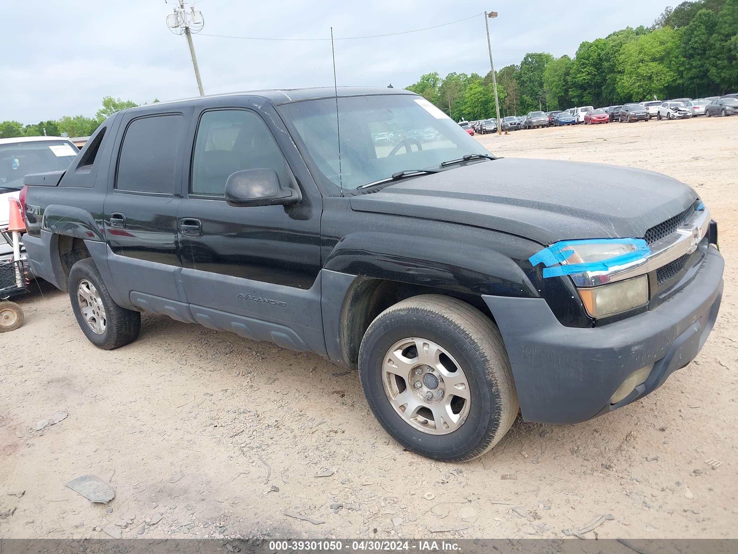 CHEVROLET AVALANCHE 2002 3gnek13t32g170158