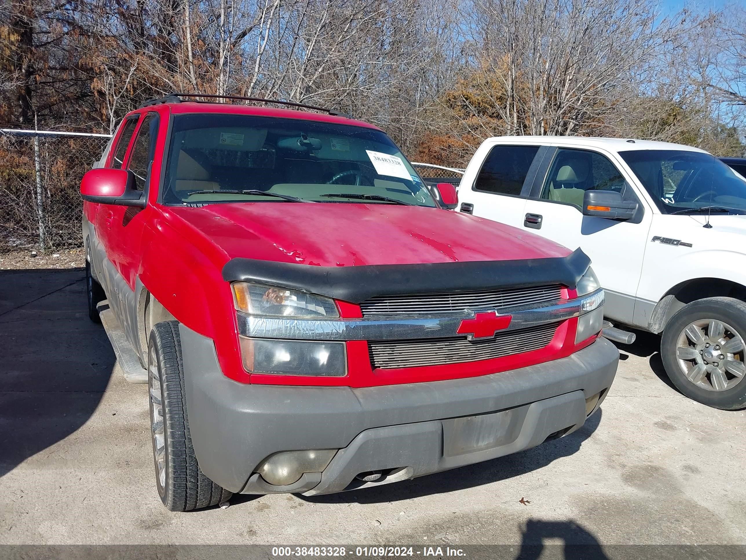 CHEVROLET AVALANCHE 2002 3gnek13t42g118702