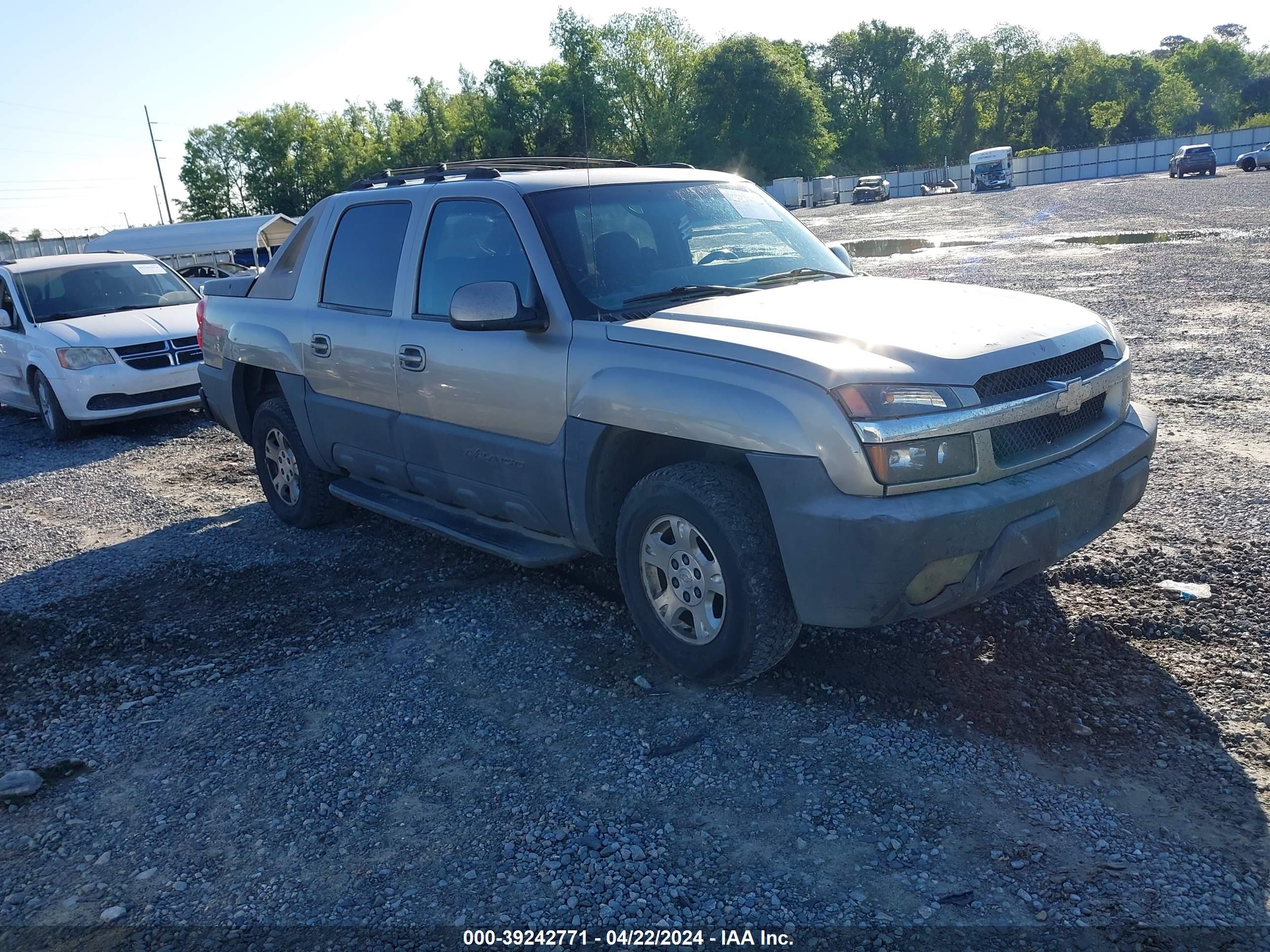 CHEVROLET AVALANCHE 2003 3gnek13t43g128695