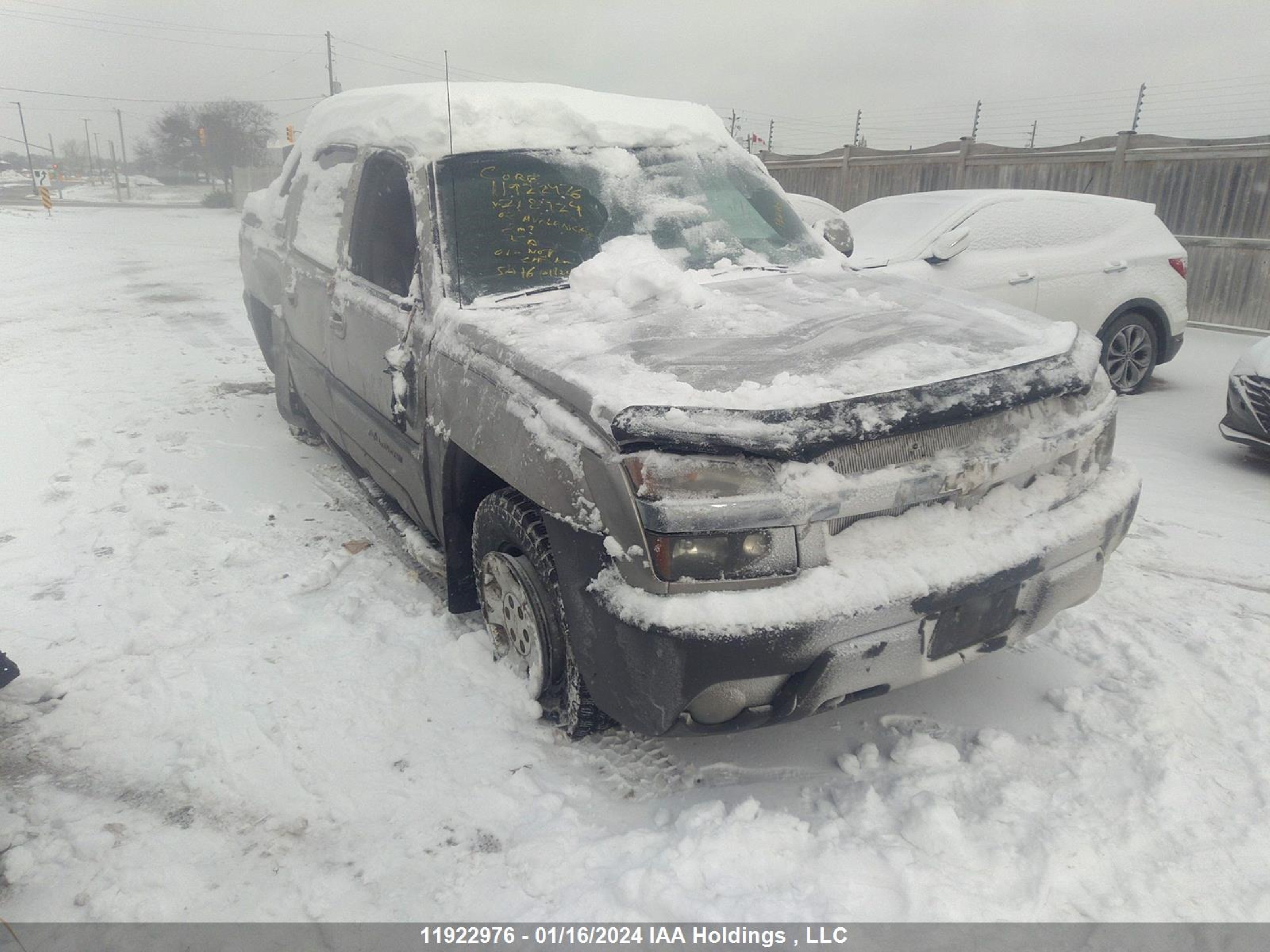 CHEVROLET AVALANCHE 2003 3gnek13t43g218929