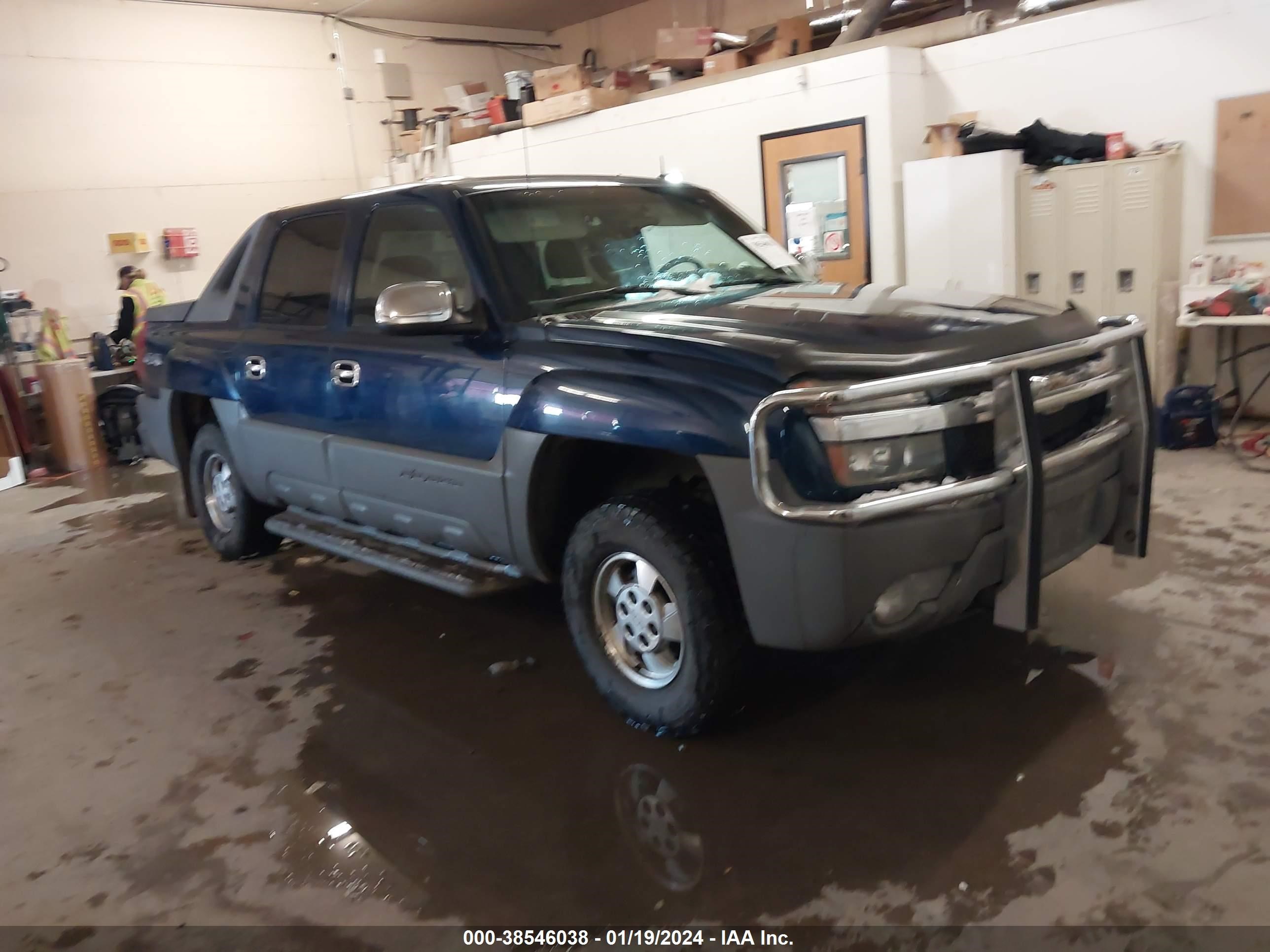 CHEVROLET AVALANCHE 2002 3gnek13t52g134276