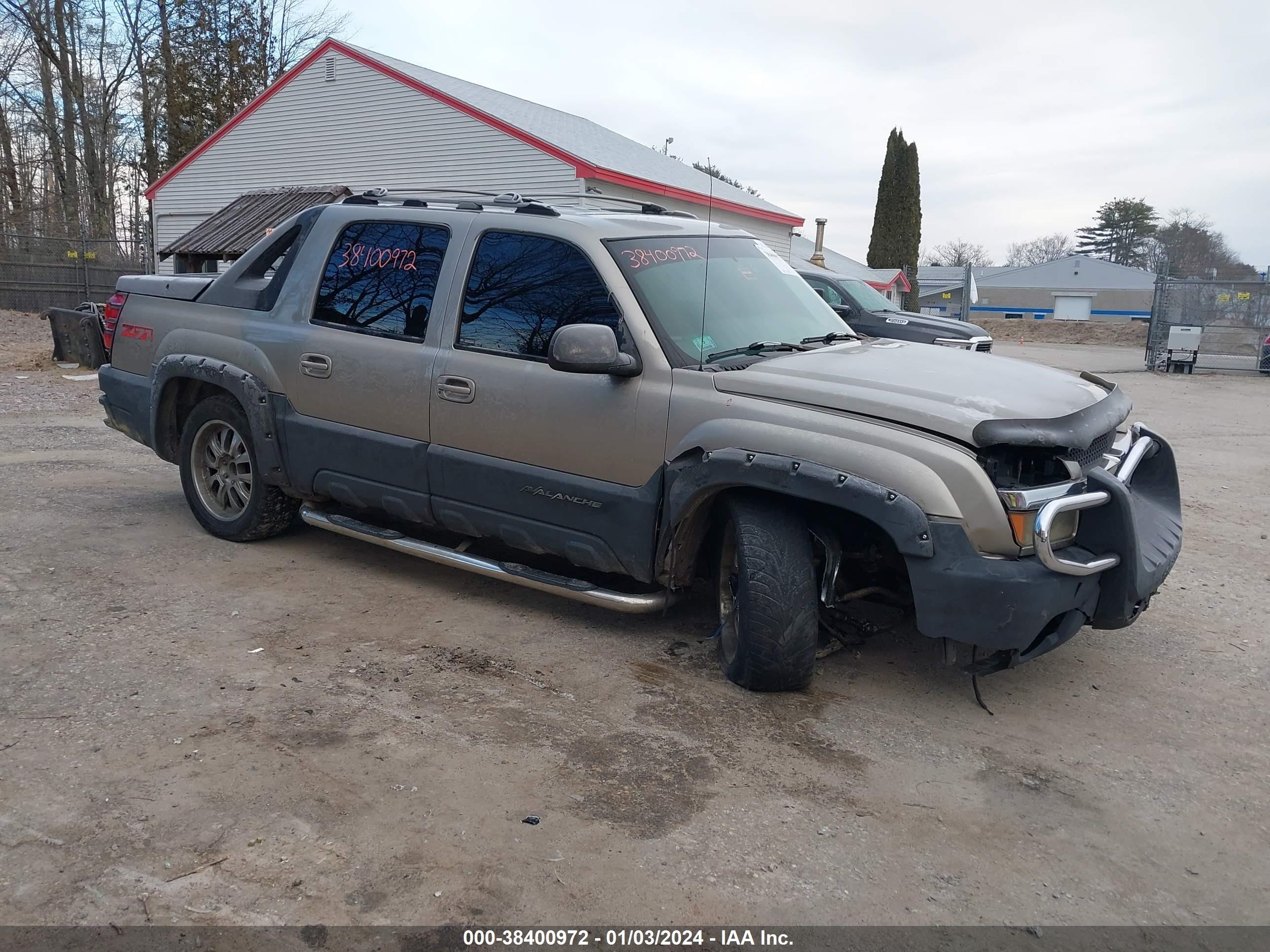 CHEVROLET AVALANCHE 2002 3gnek13t52g265157