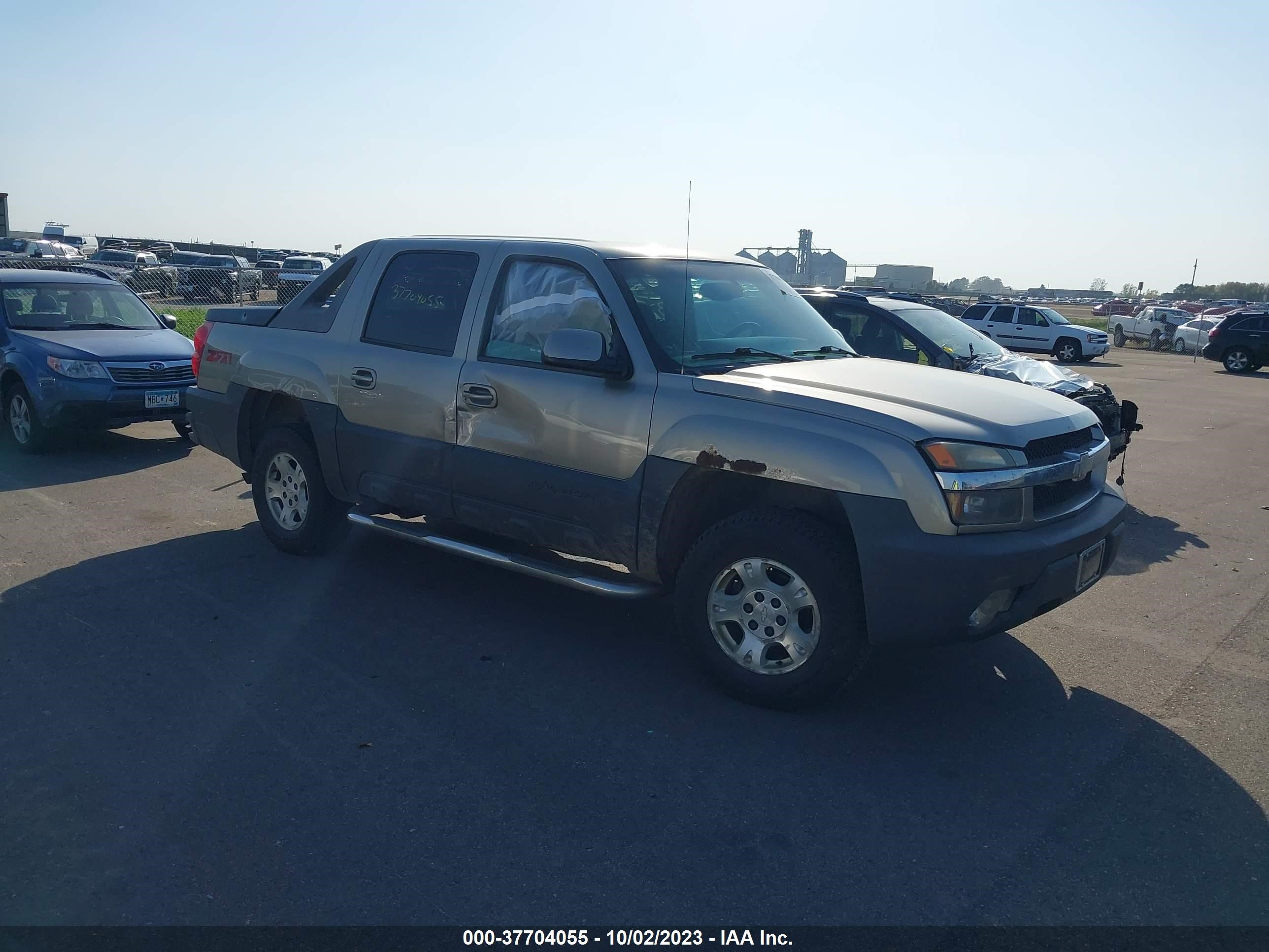 CHEVROLET AVALANCHE 2003 3gnek13t53g204053