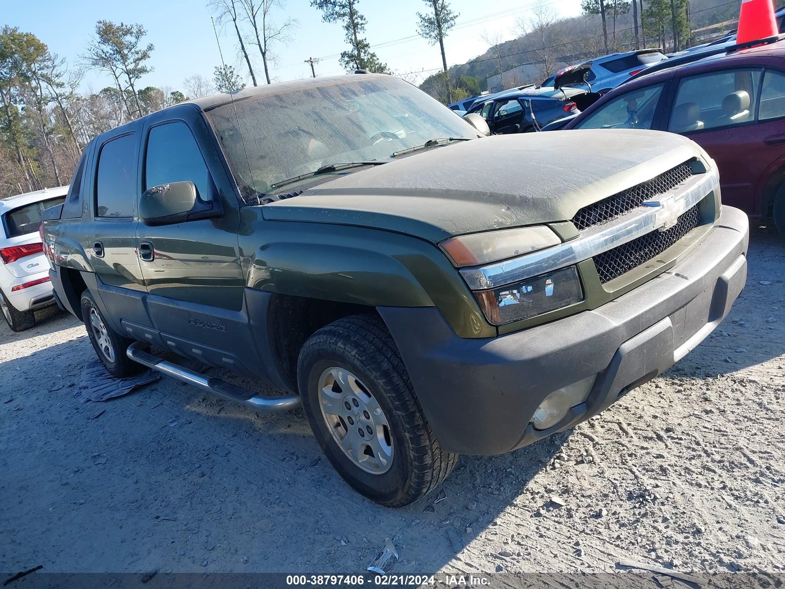 CHEVROLET AVALANCHE 2003 3gnek13t63g134899