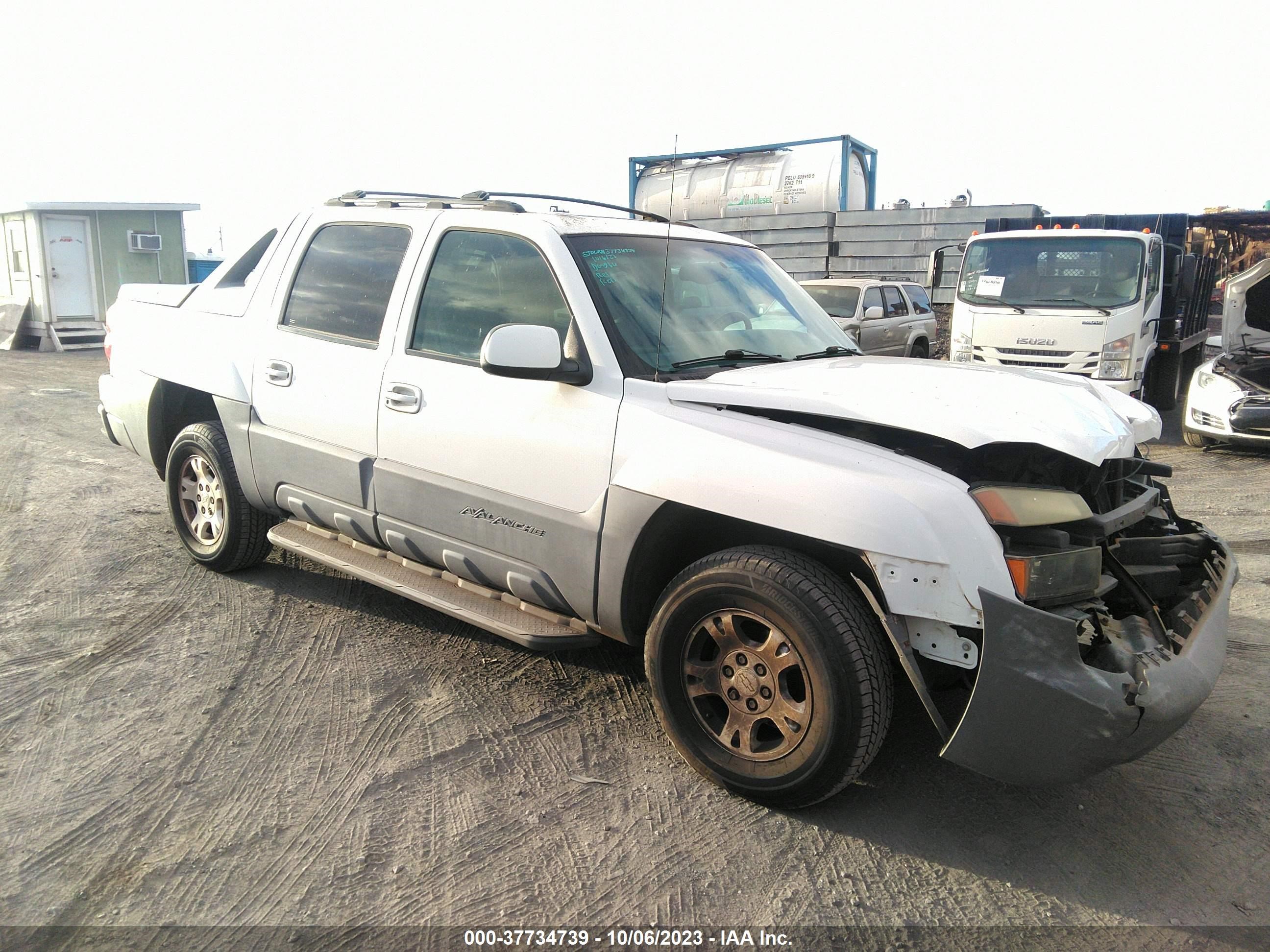 CHEVROLET AVALANCHE 2002 3gnek13t72g282302