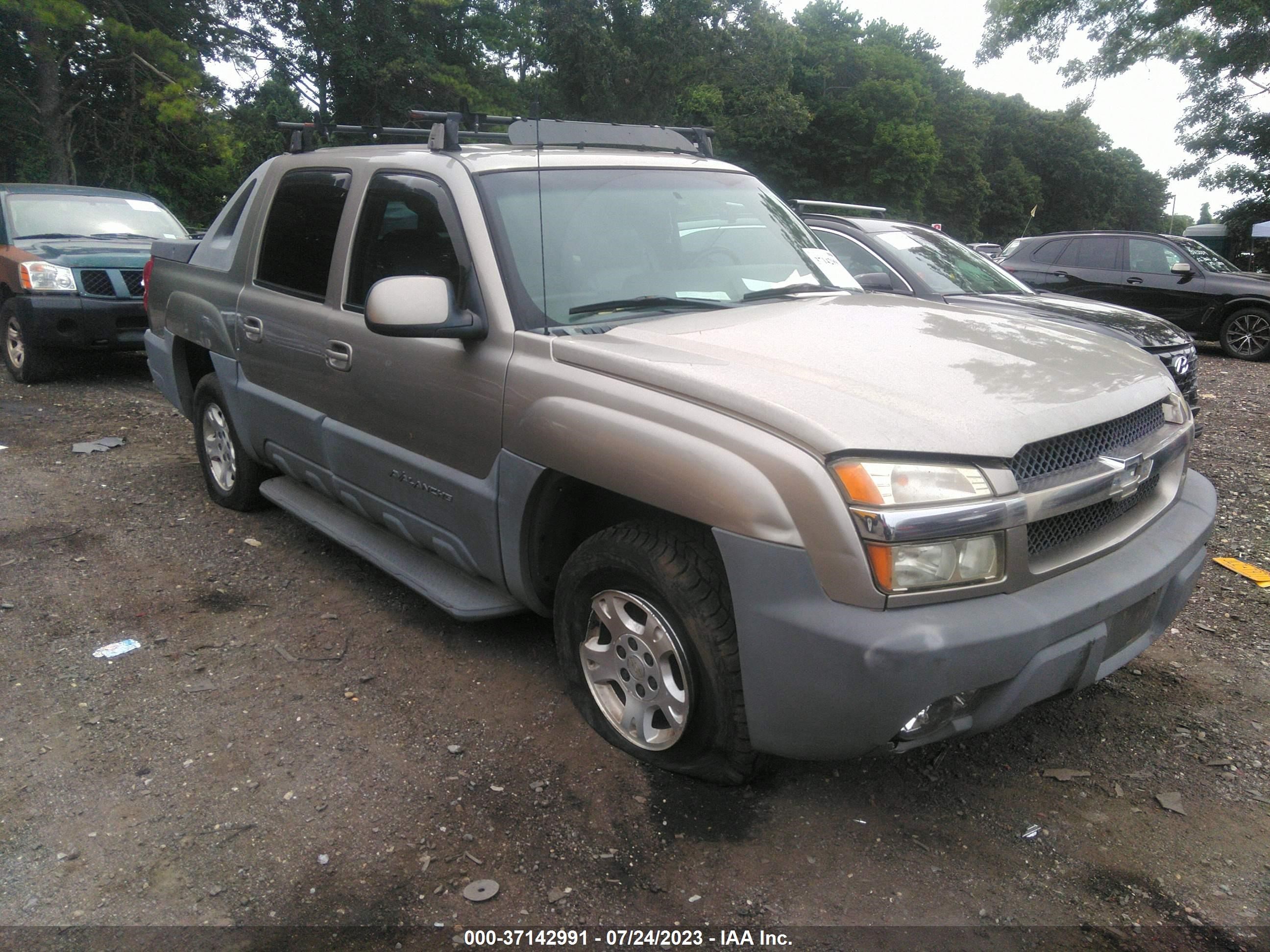 CHEVROLET AVALANCHE 2002 3gnek13t82g172830