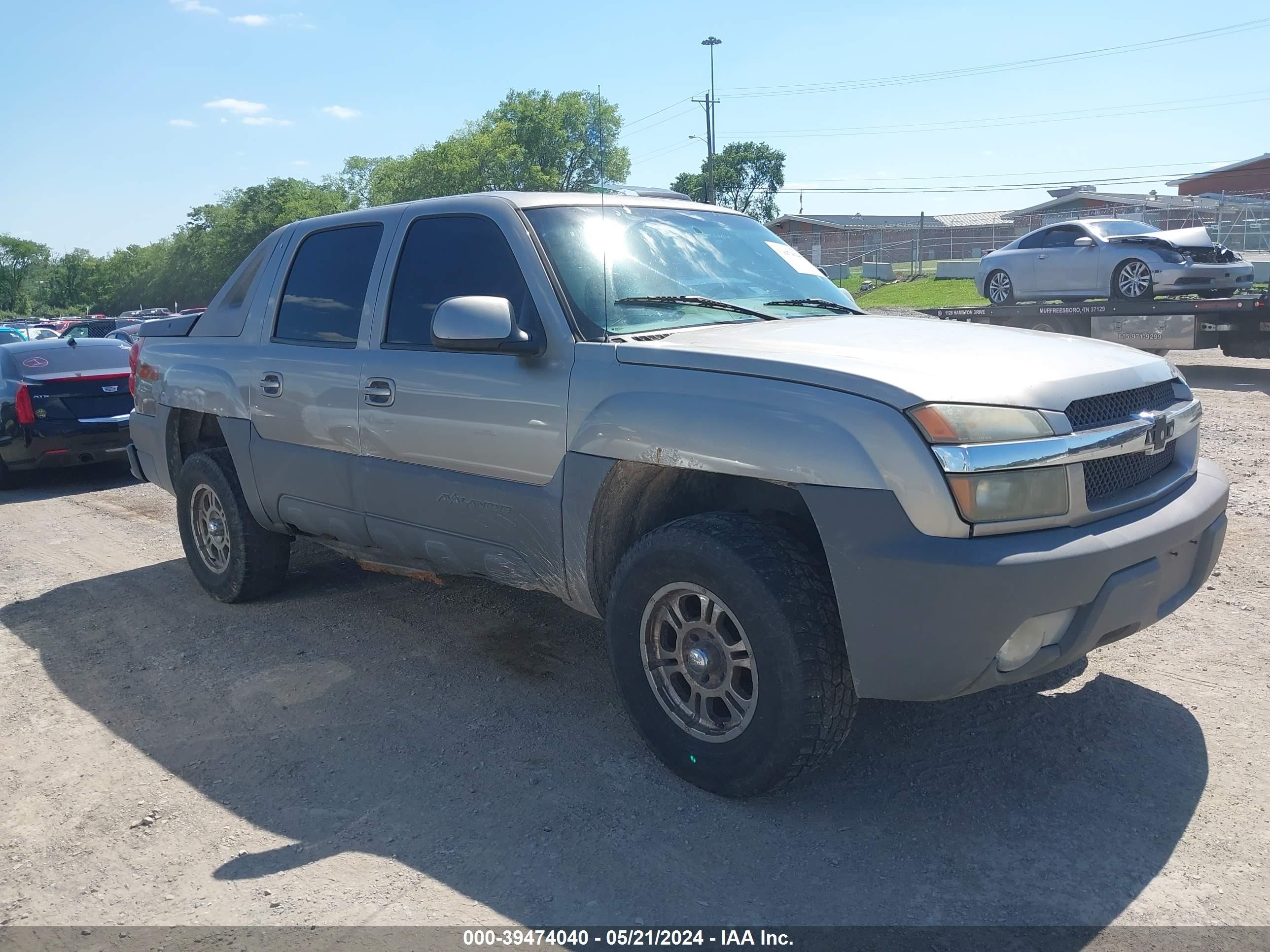 CHEVROLET AVALANCHE 2002 3gnek13t92g288506