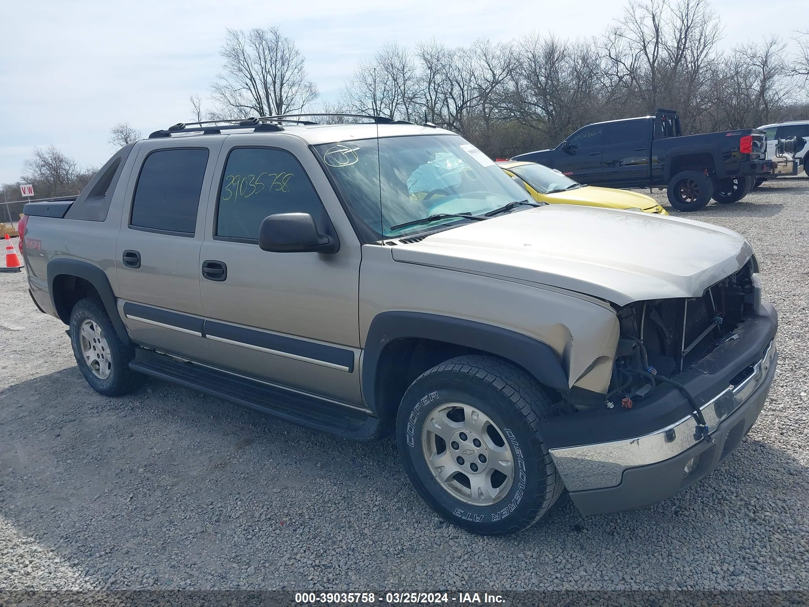 CHEVROLET AVALANCHE 2003 3gnek13t93g294193