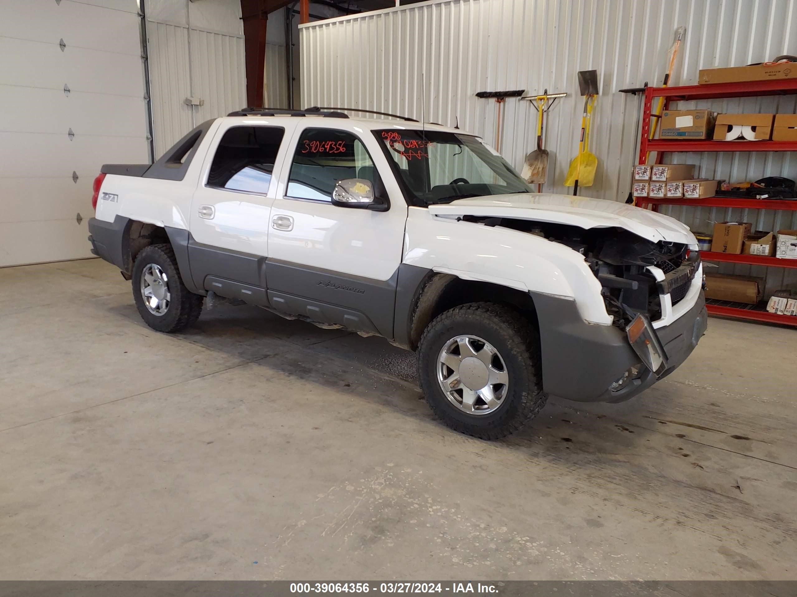 CHEVROLET AVALANCHE 2002 3gnek13tx2g137691