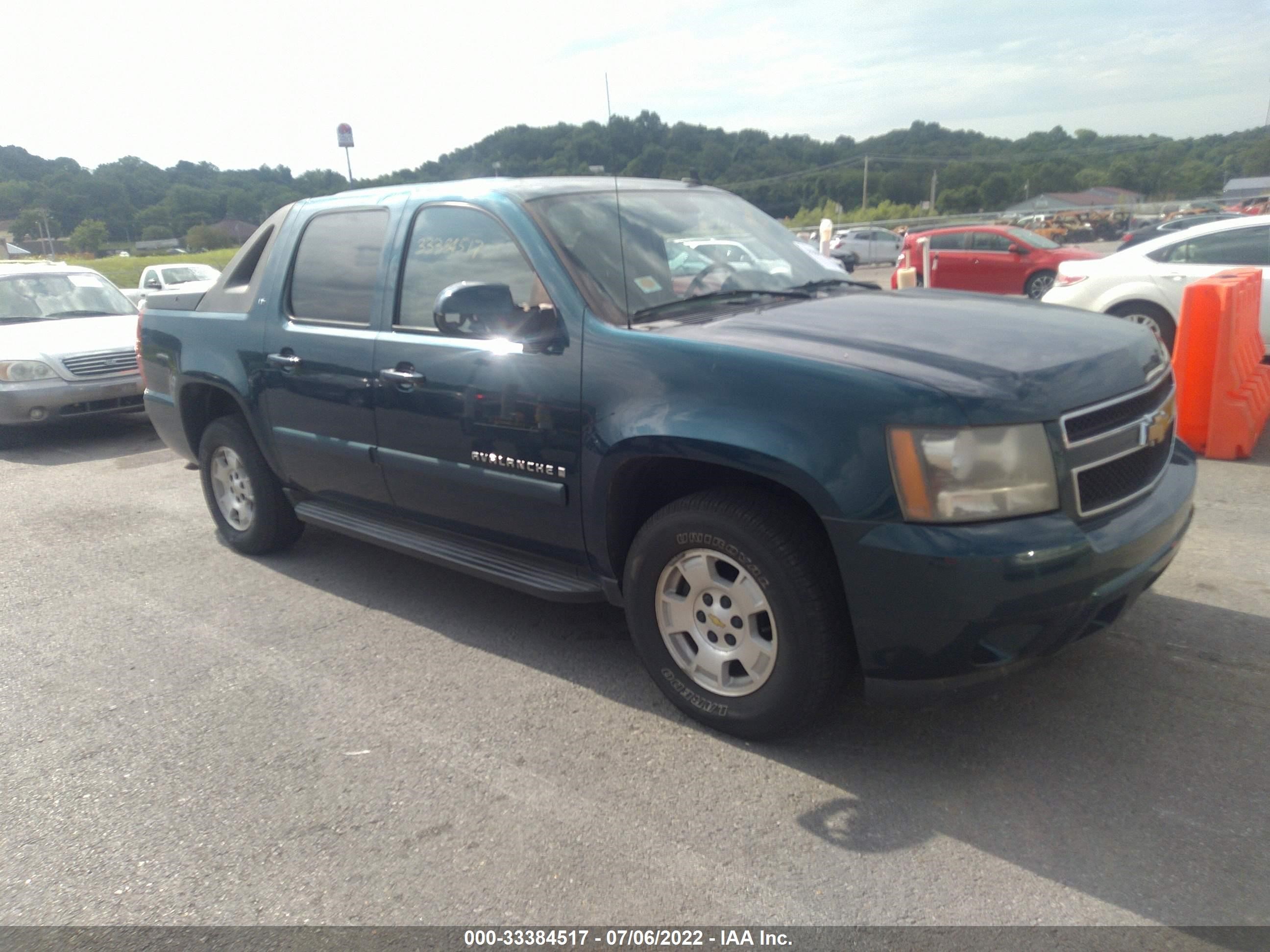 CHEVROLET AVALANCHE 2007 3gnfk12307g257660