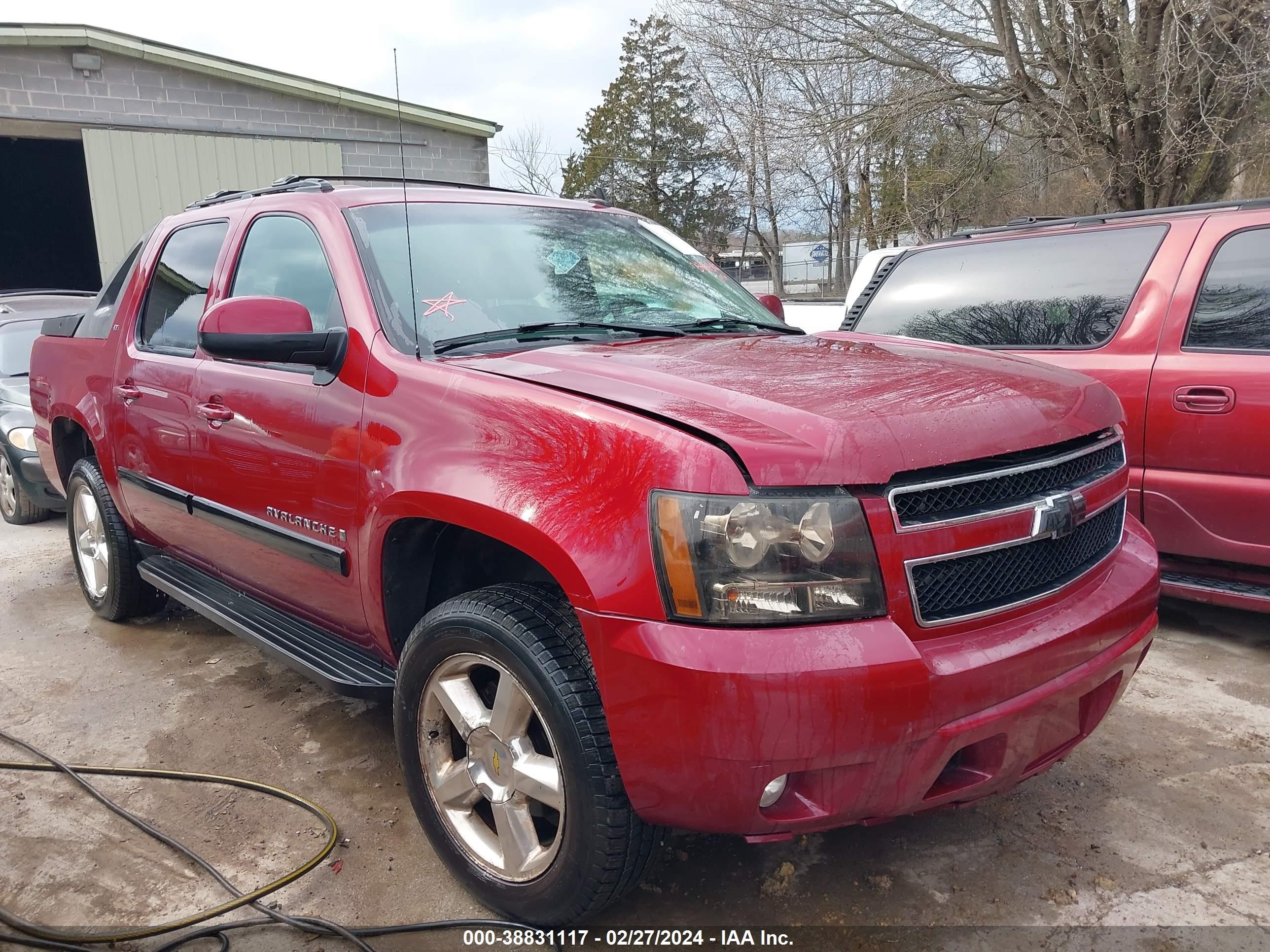 CHEVROLET AVALANCHE 2007 3gnfk12327g196554