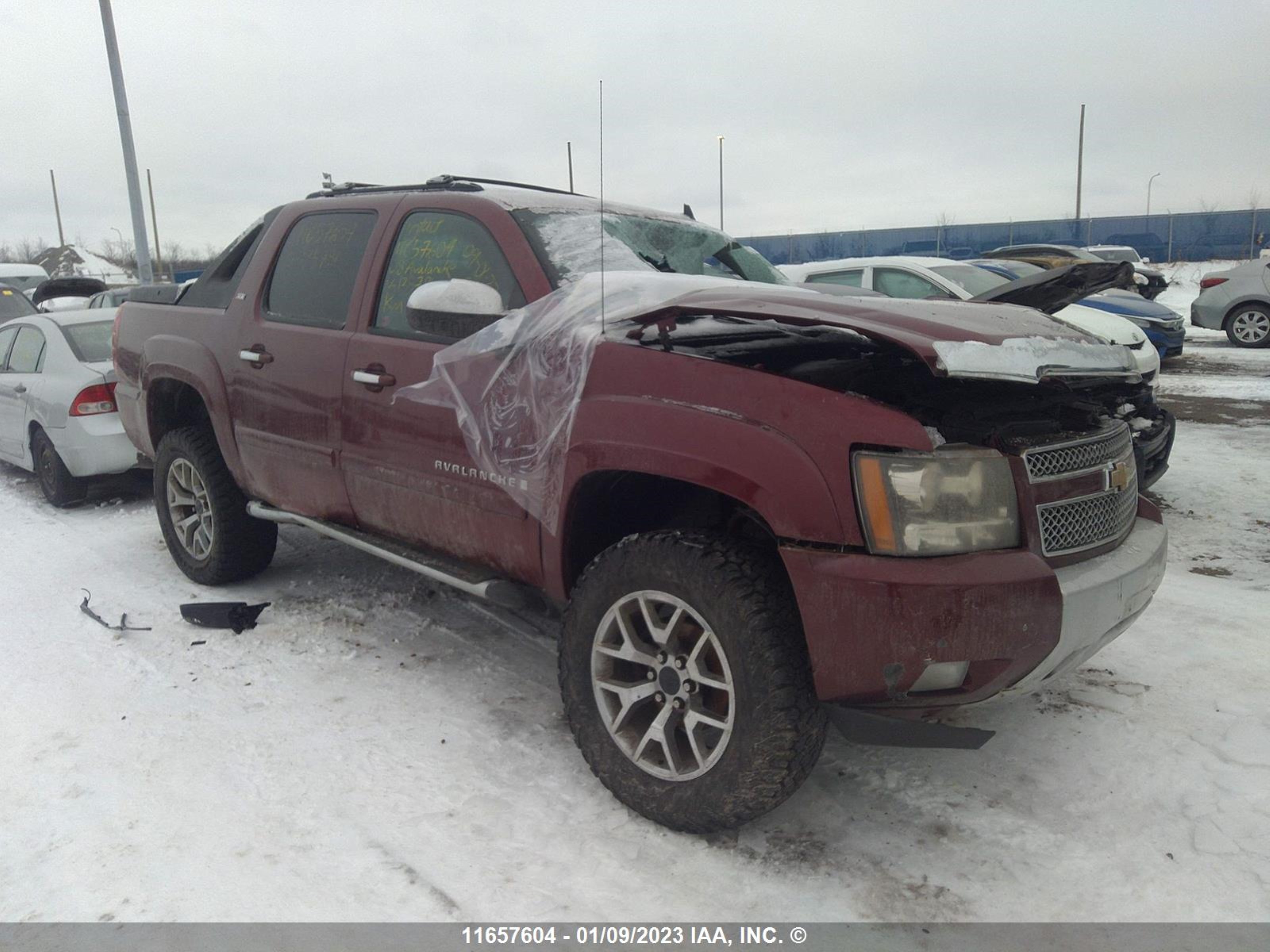 CHEVROLET AVALANCHE 2008 3gnfk12338g135781