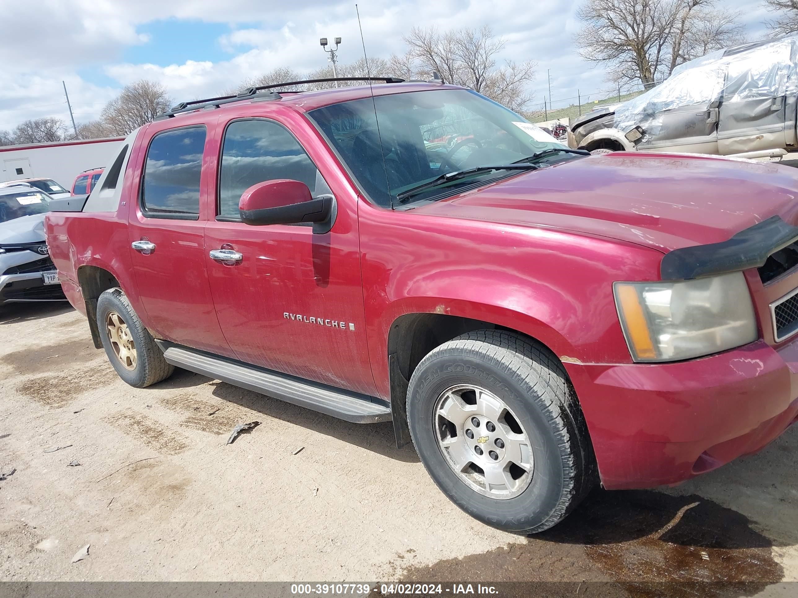 CHEVROLET AVALANCHE 2007 3gnfk12347g121693