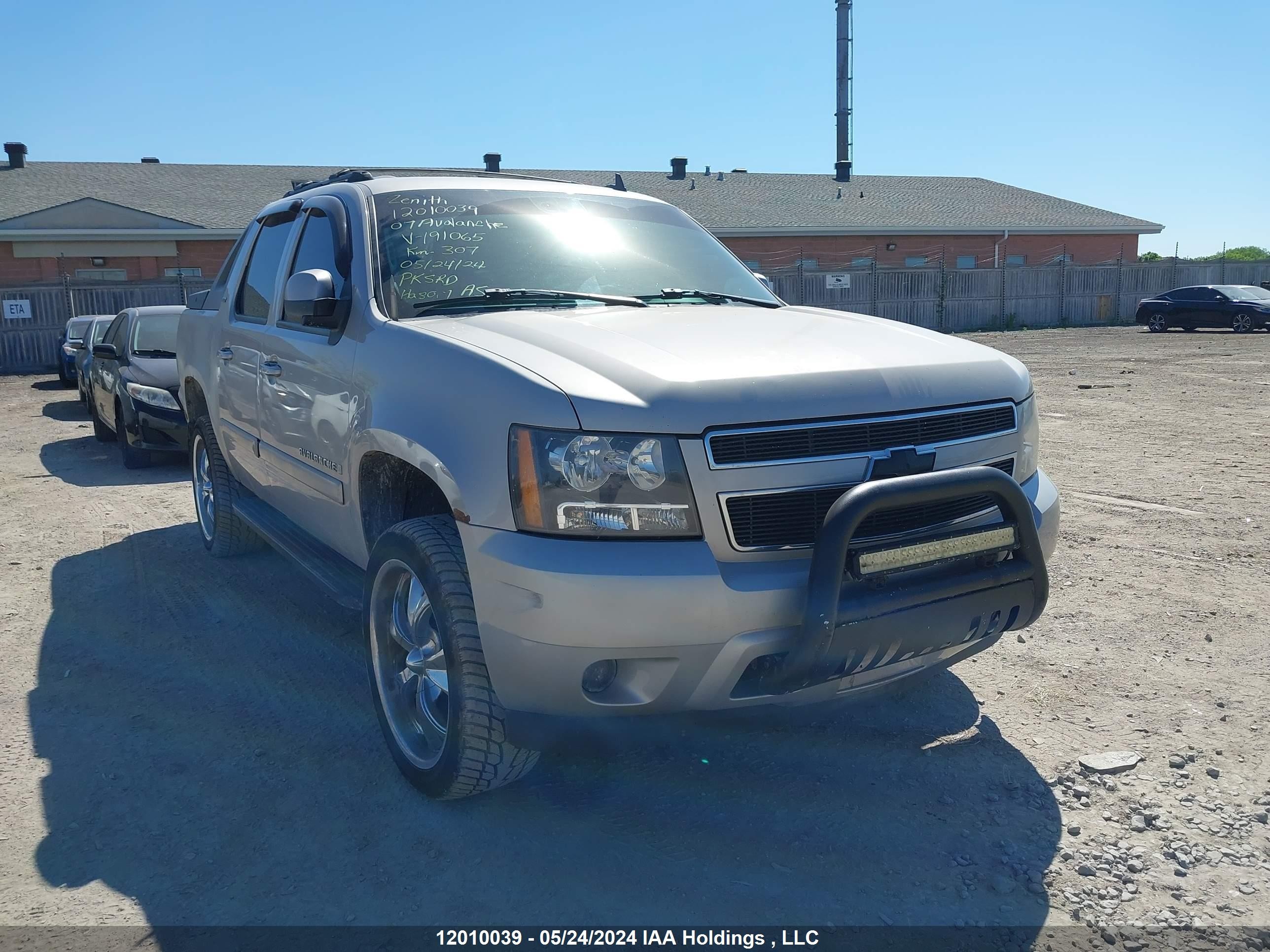 CHEVROLET AVALANCHE 2007 3gnfk12367g191065