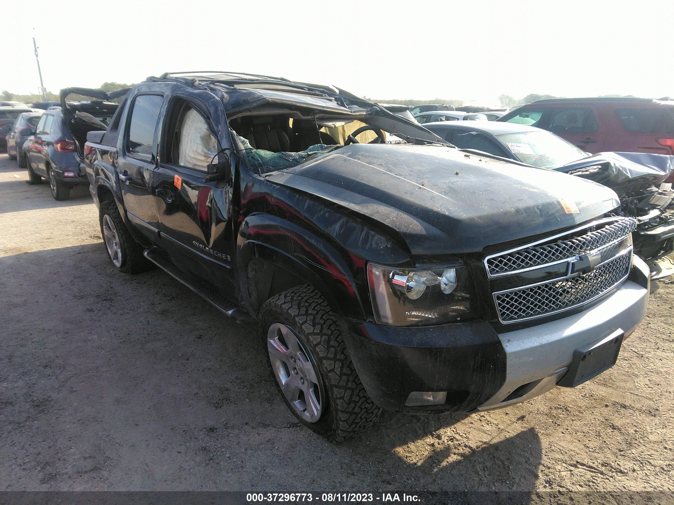 CHEVROLET AVALANCHE 2008 3gnfk12378g245376