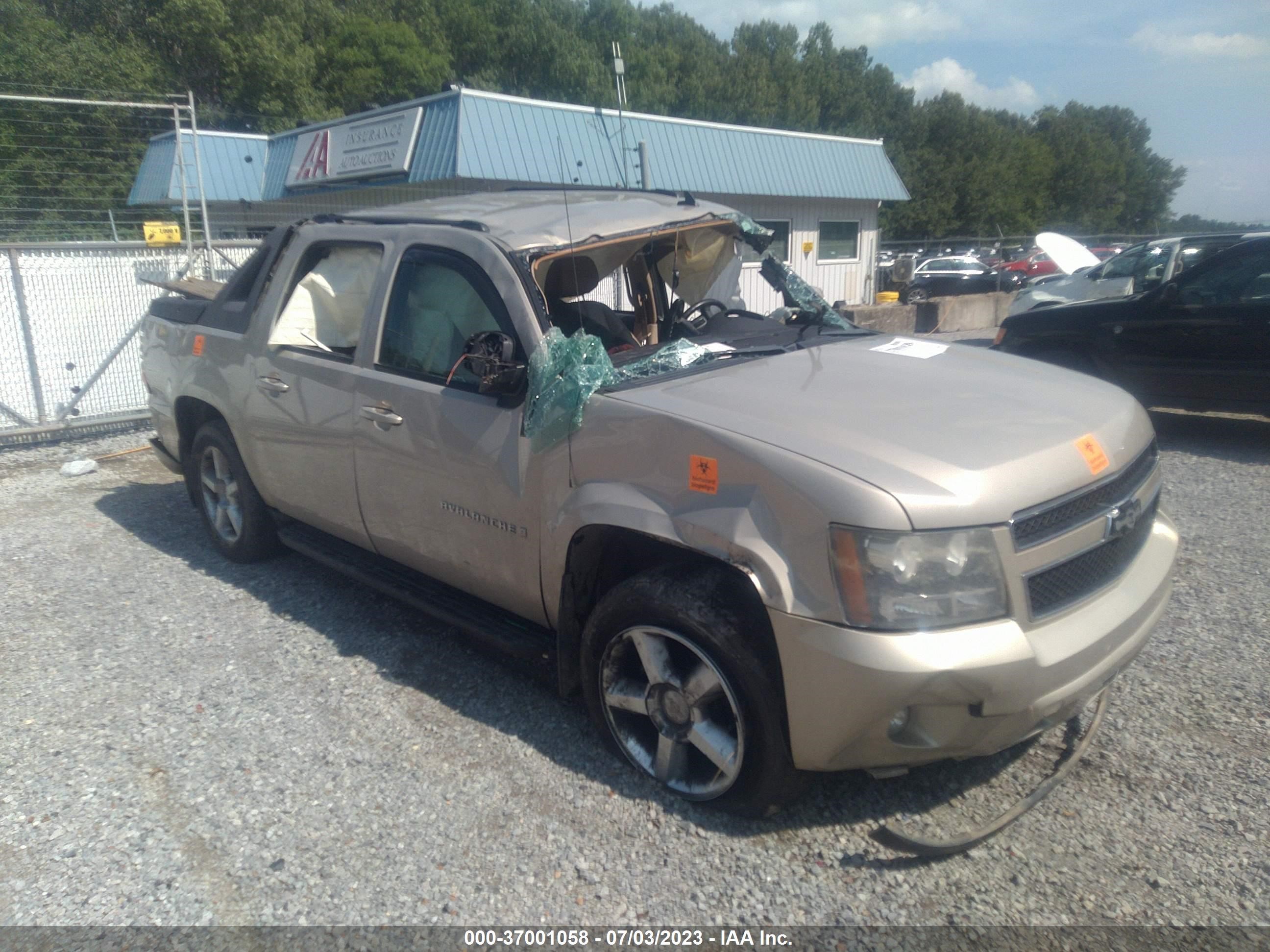 CHEVROLET AVALANCHE 2008 3gnfk12378g310551