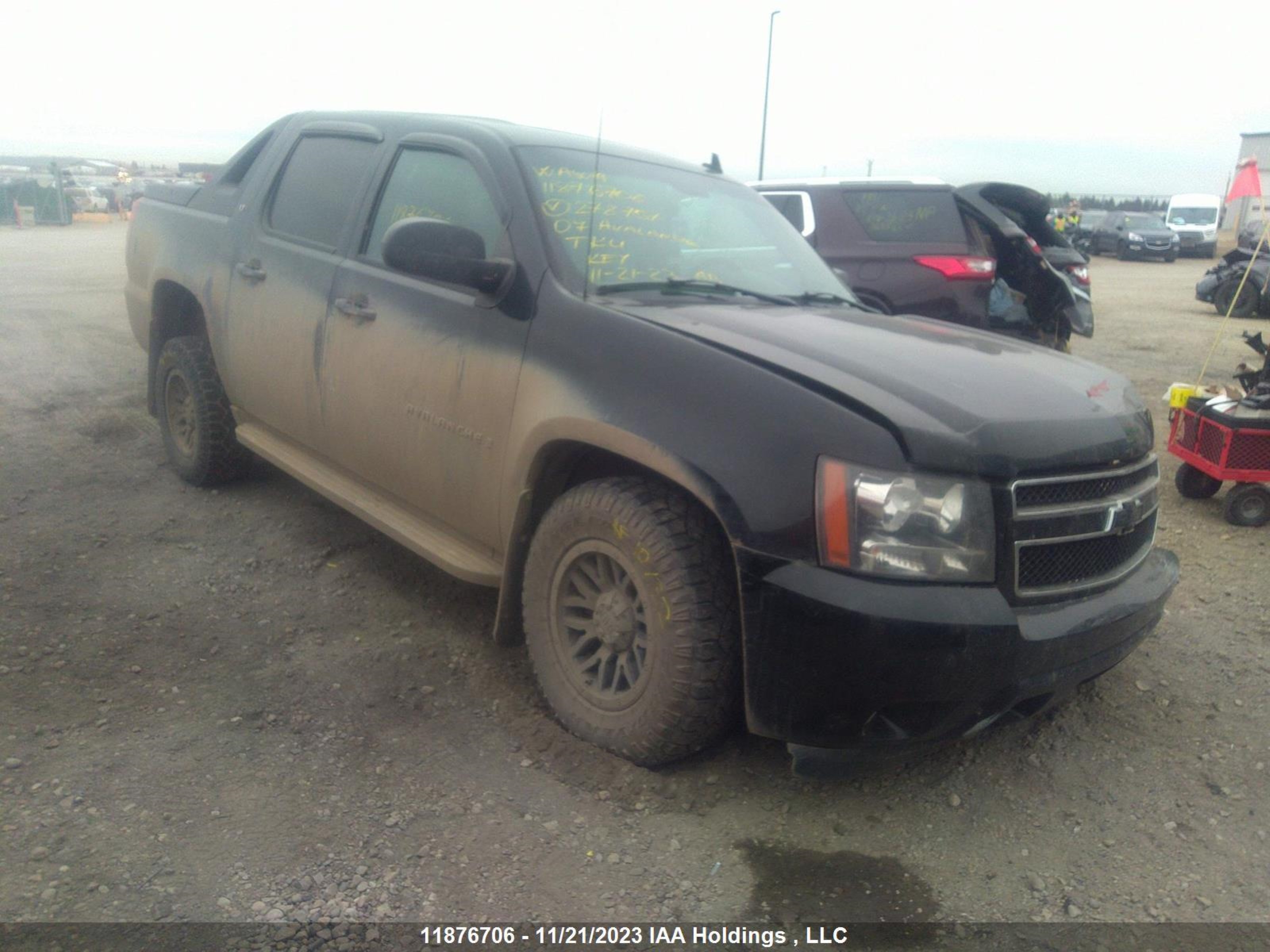 CHEVROLET AVALANCHE 2007 3gnfk123x7g278757