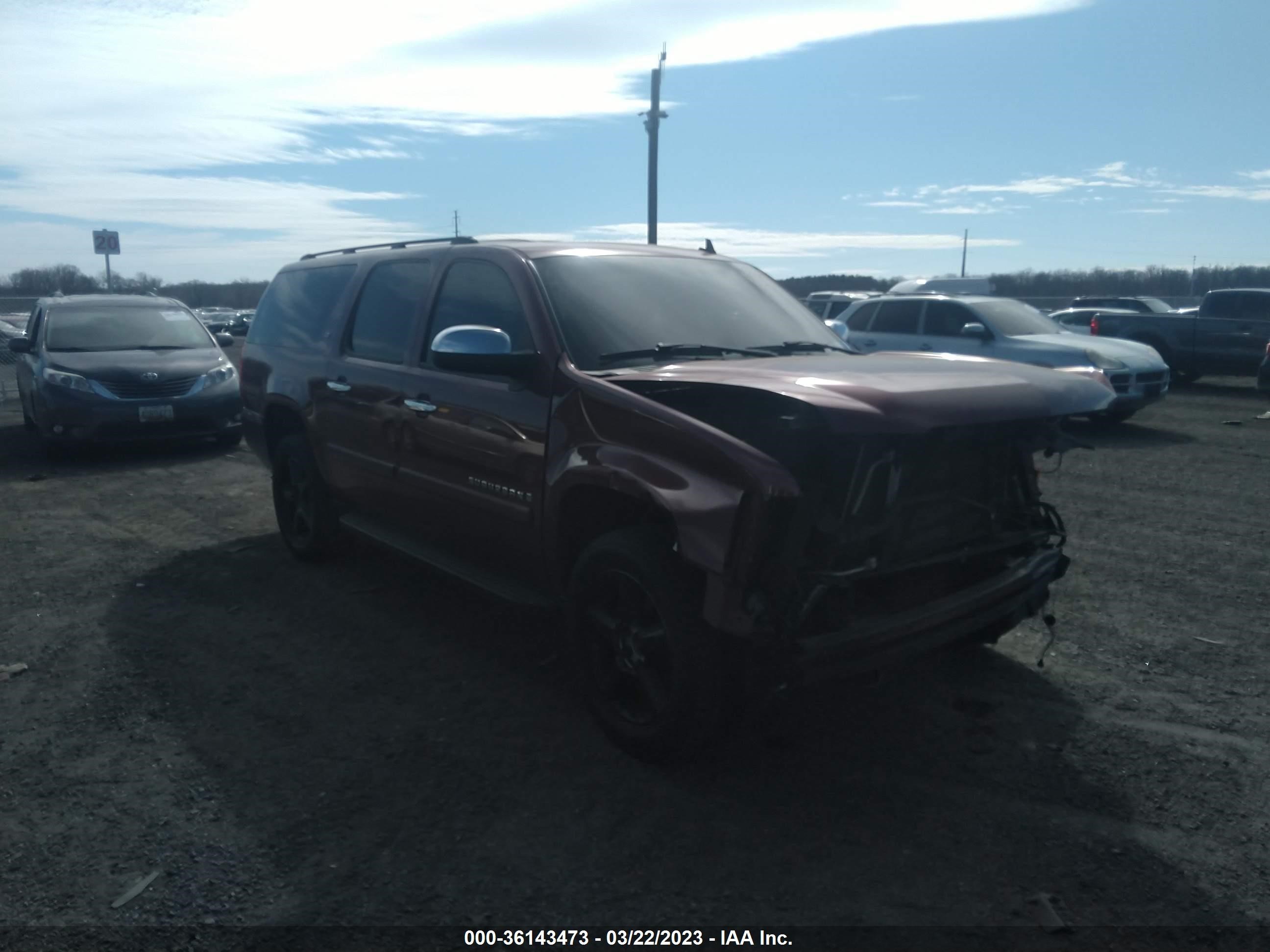 CHEVROLET SUBURBAN 2008 3gnfk16378g175470