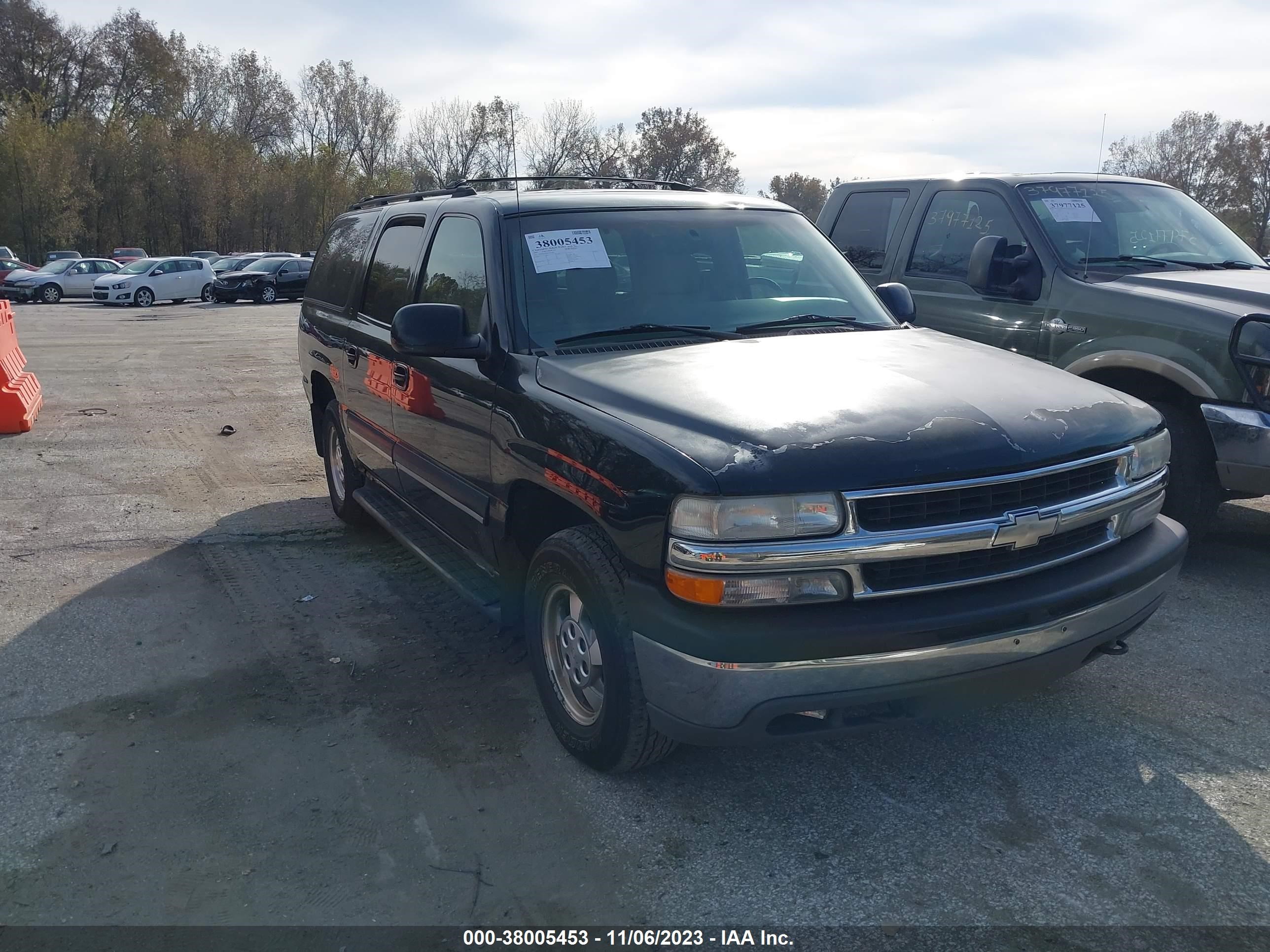 CHEVROLET SUBURBAN 2001 3gnfk16t01g172402