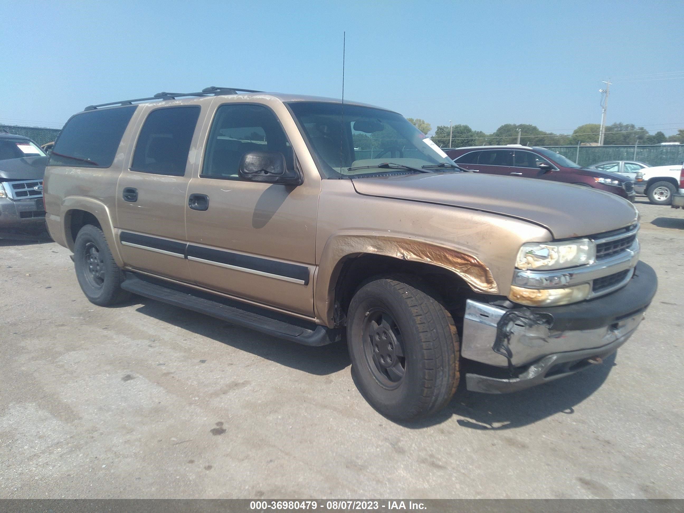 CHEVROLET SUBURBAN 2001 3gnfk16t11g154118