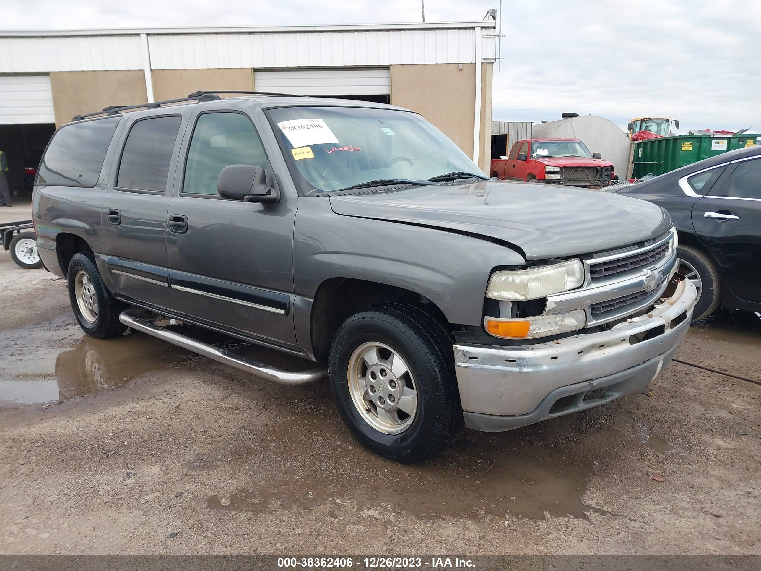 CHEVROLET SUBURBAN 2001 3gnfk16t31g250364