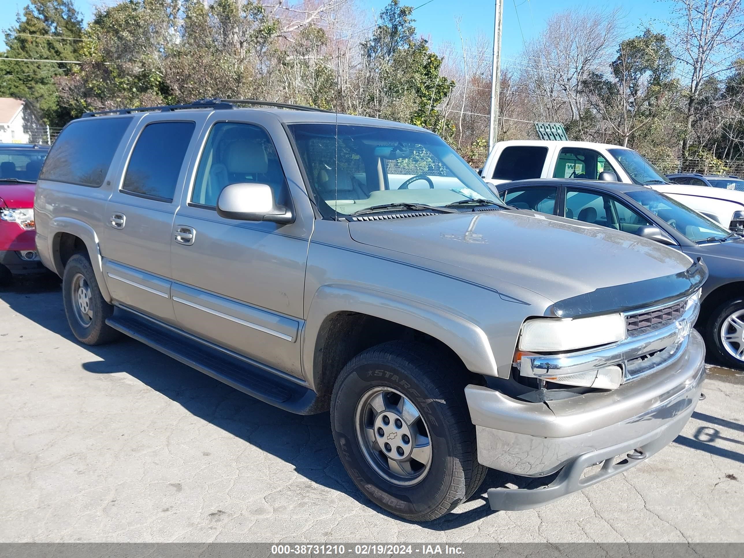 CHEVROLET SUBURBAN 2001 3gnfk16t41g248395