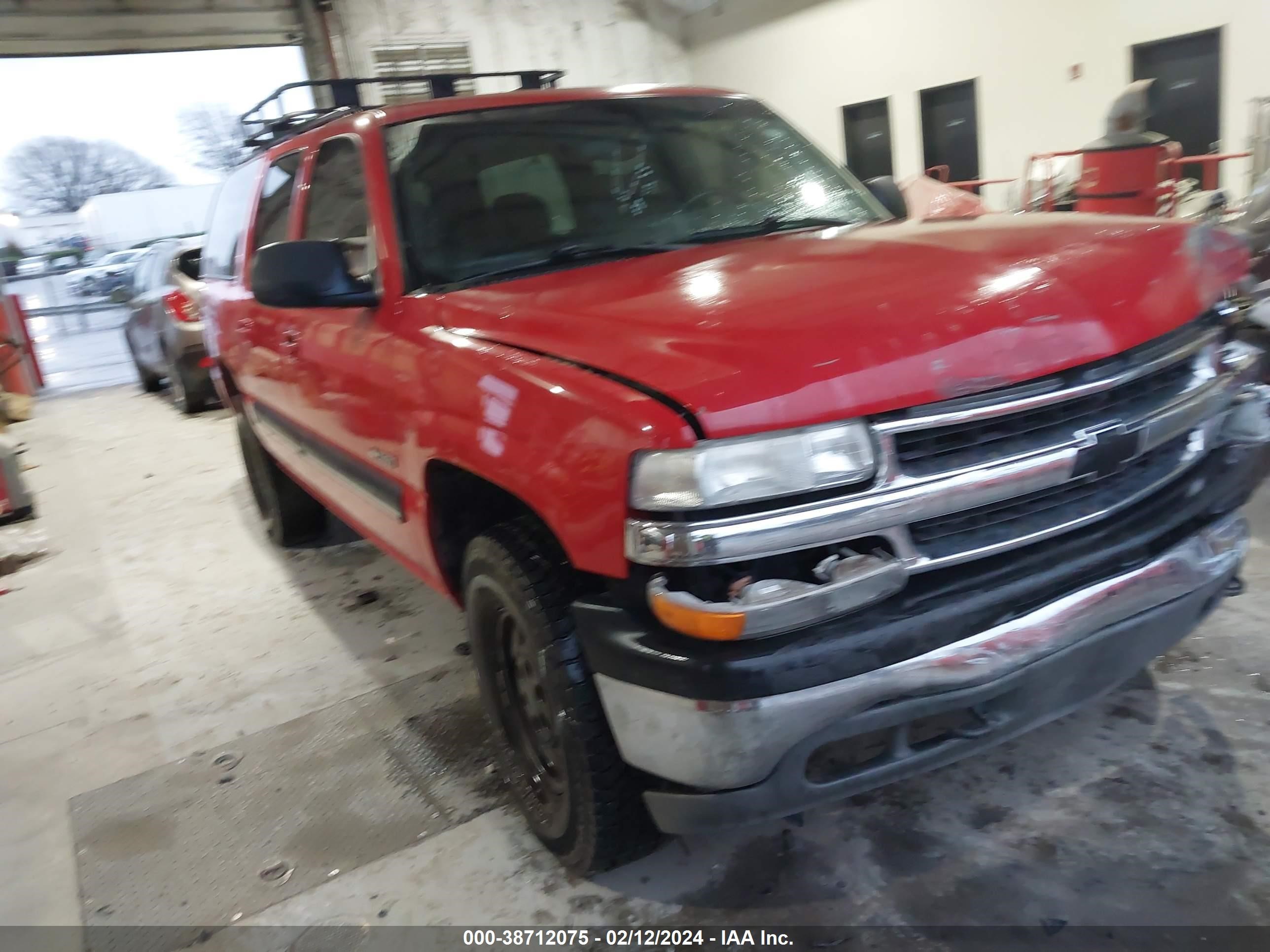 CHEVROLET SUBURBAN 2001 3gnfk16t61g101222