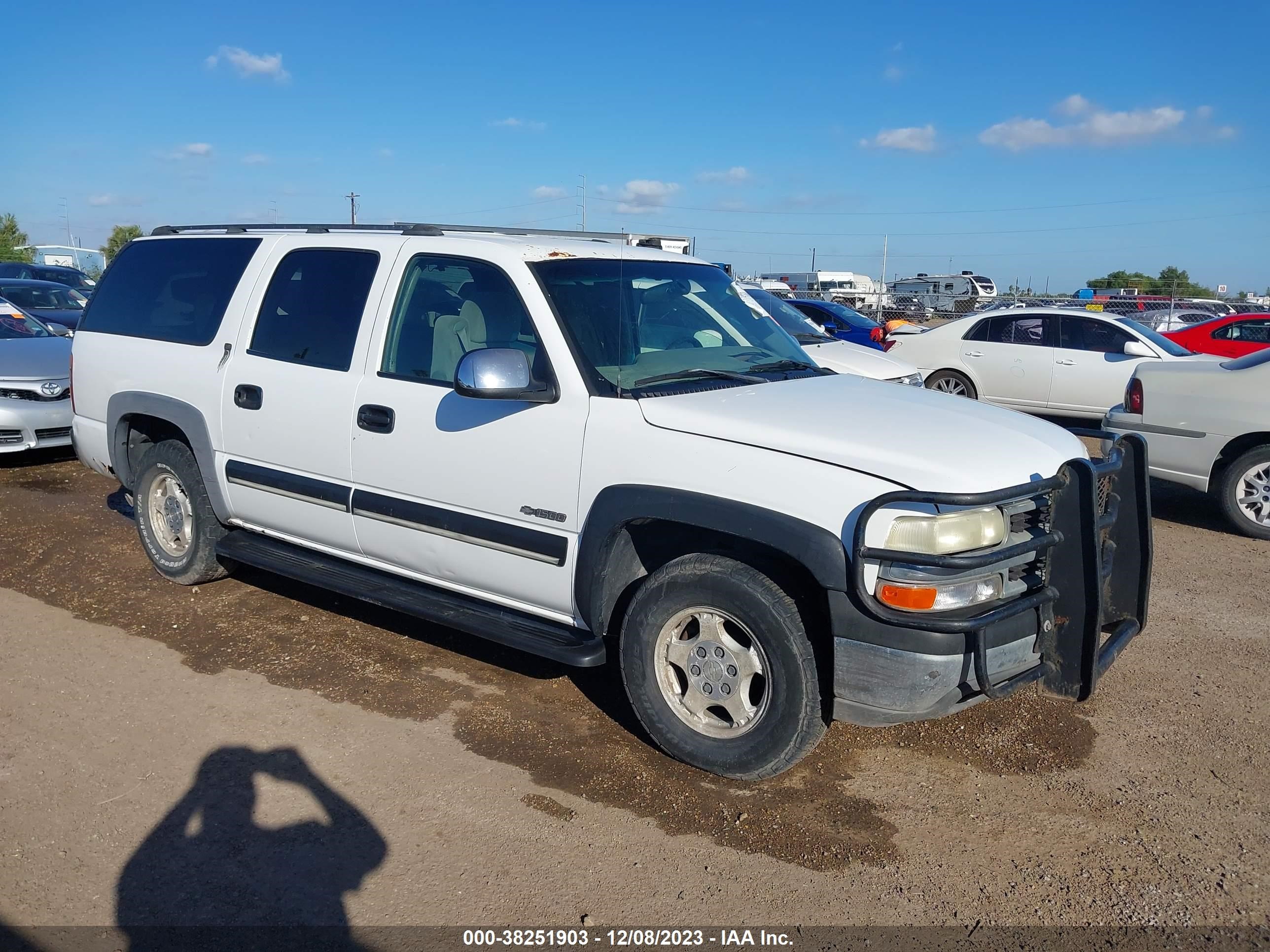 CHEVROLET SUBURBAN 2001 3gnfk16t81g127353