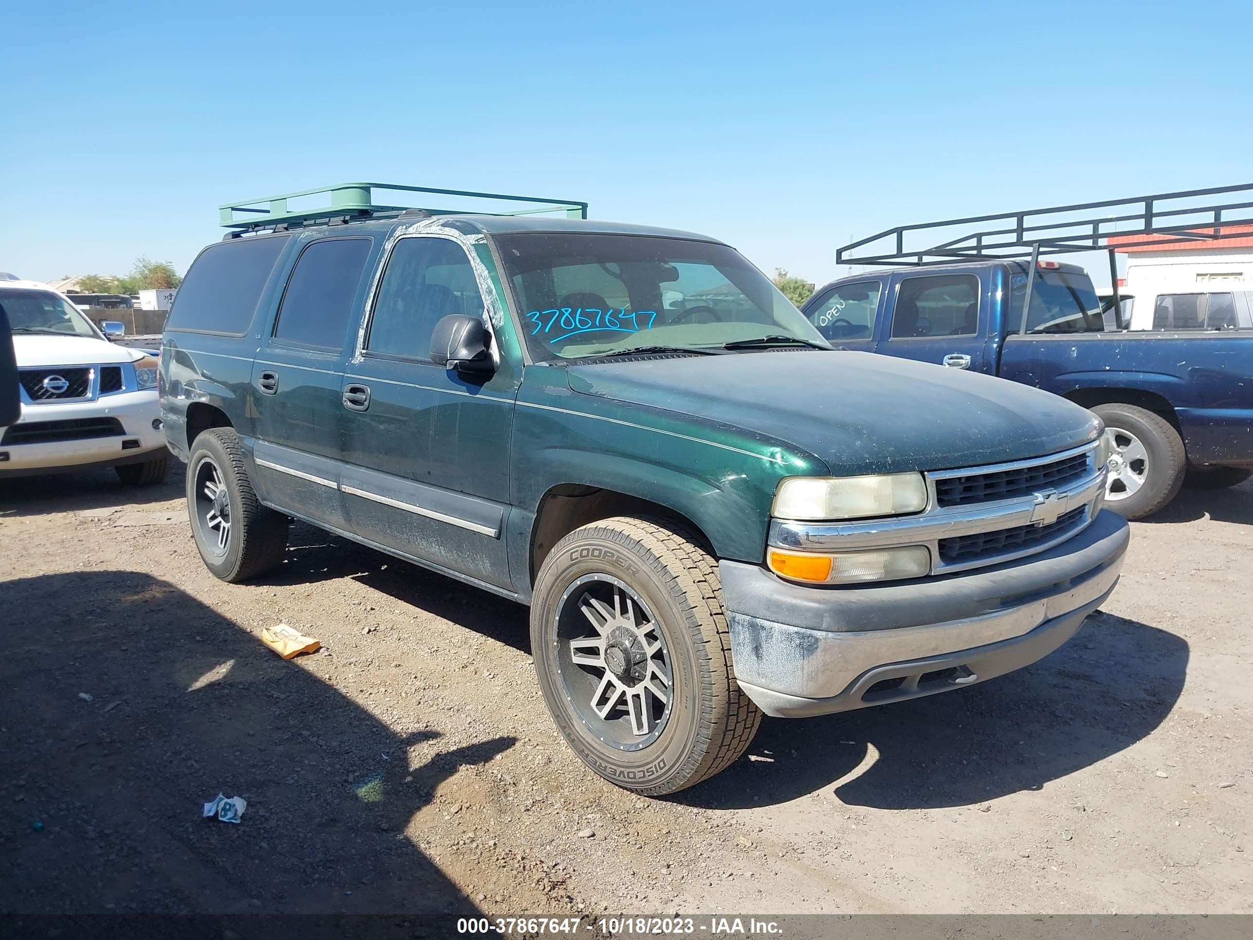 CHEVROLET SUBURBAN 2001 3gnfk16t81g205386